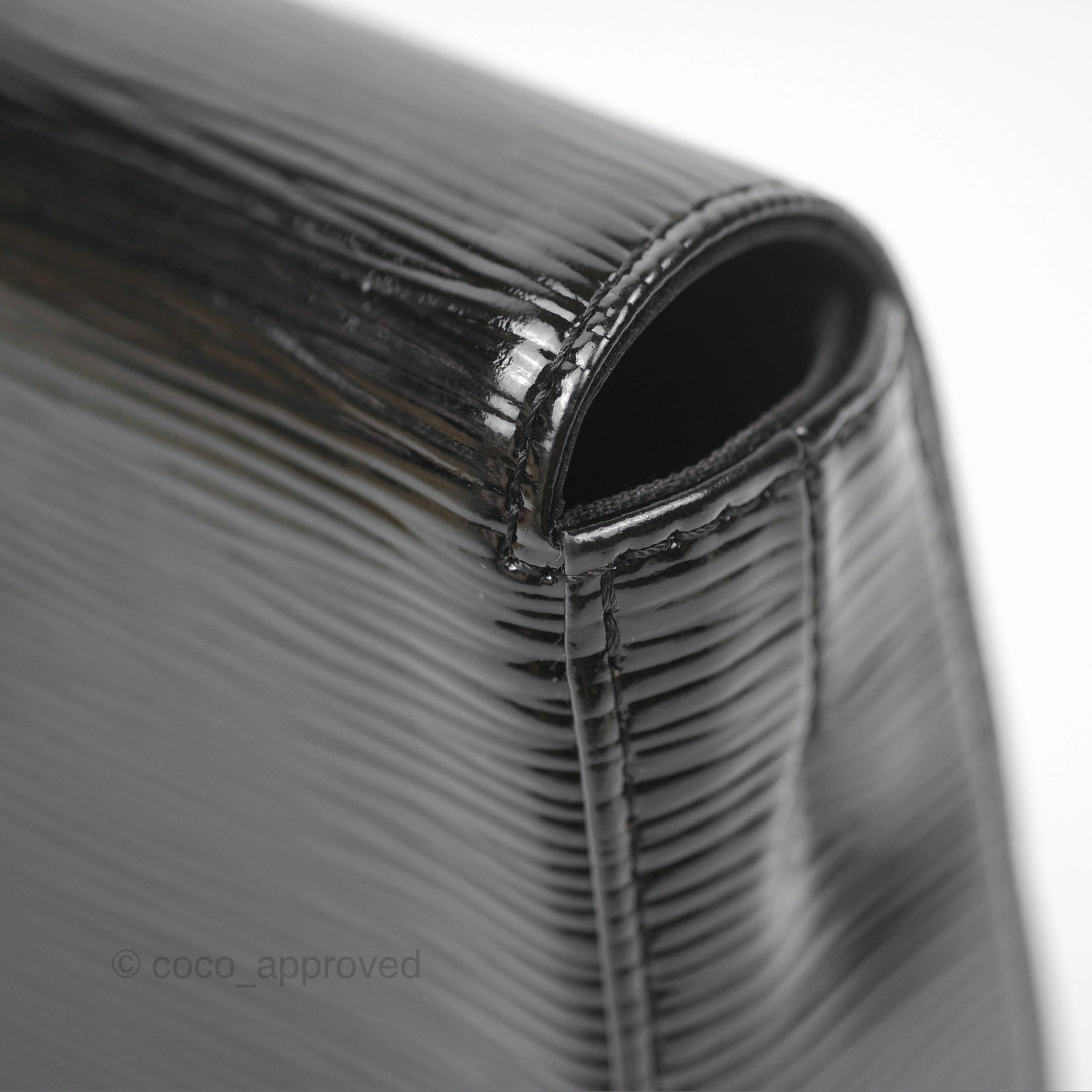 Louis Vuitton Sobe Clutch Black Electric Epi