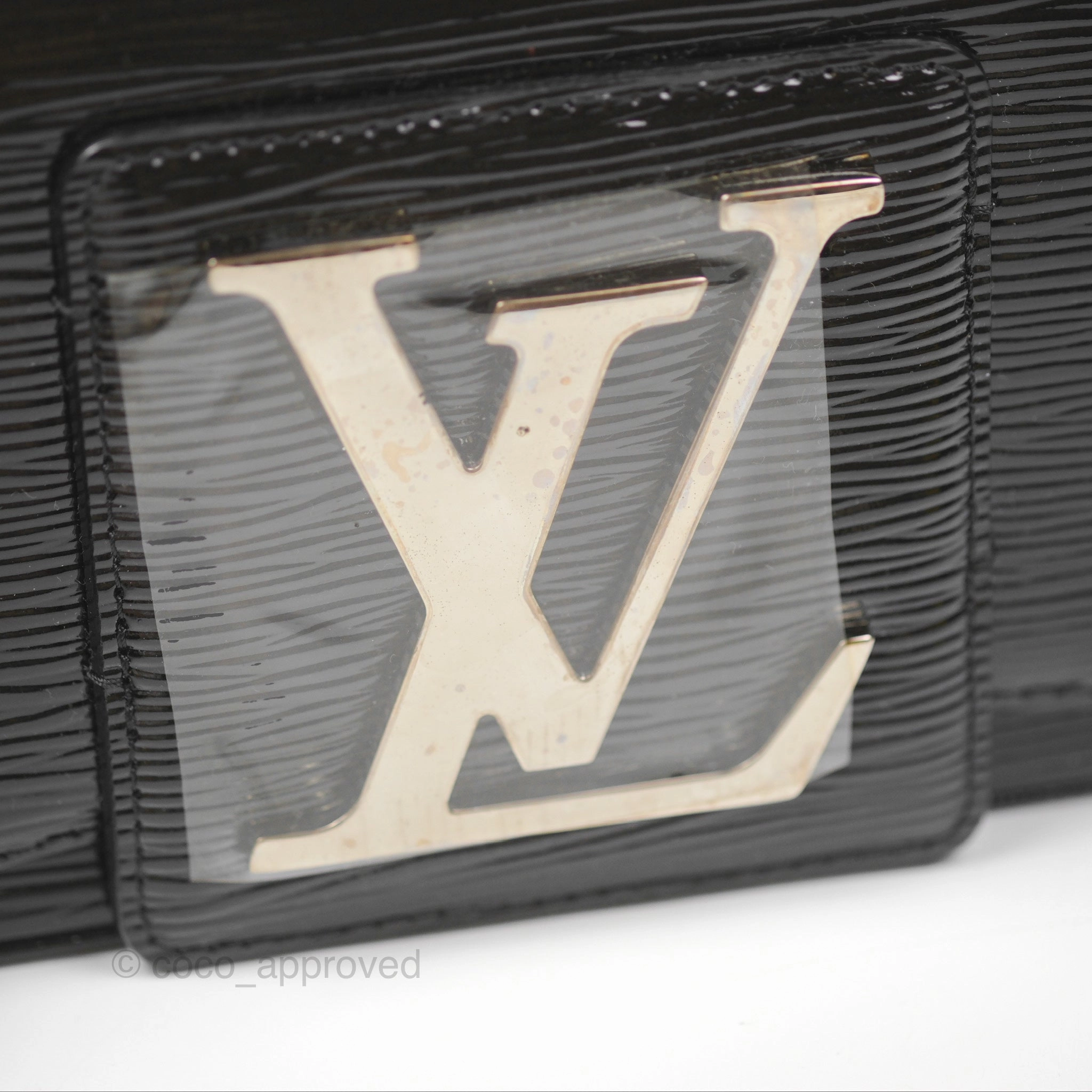 Louis Vuitton Sobe Clutch Black Electric Epi