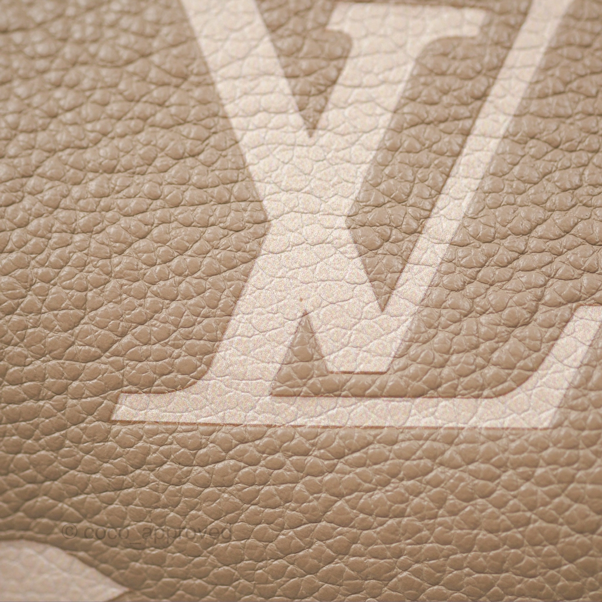 Louis Vuitton Speedy Bandoulire 20 Monogram Empreinte Tourterelle/Cream
