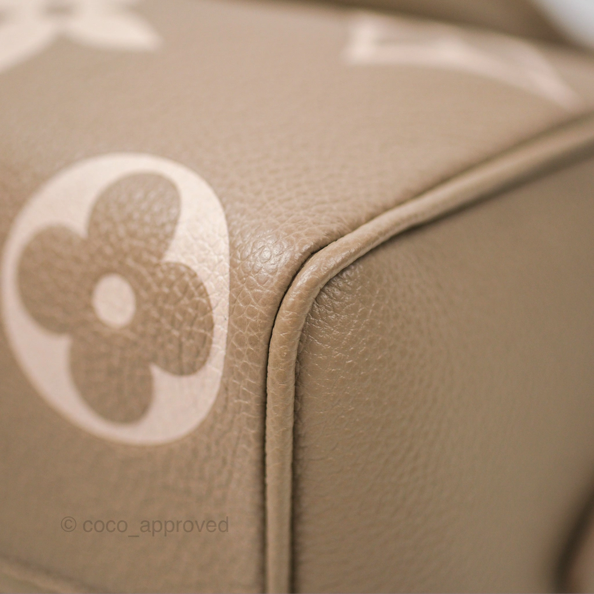 Louis Vuitton Speedy Bandoulire 20 Monogram Empreinte Tourterelle/Cream