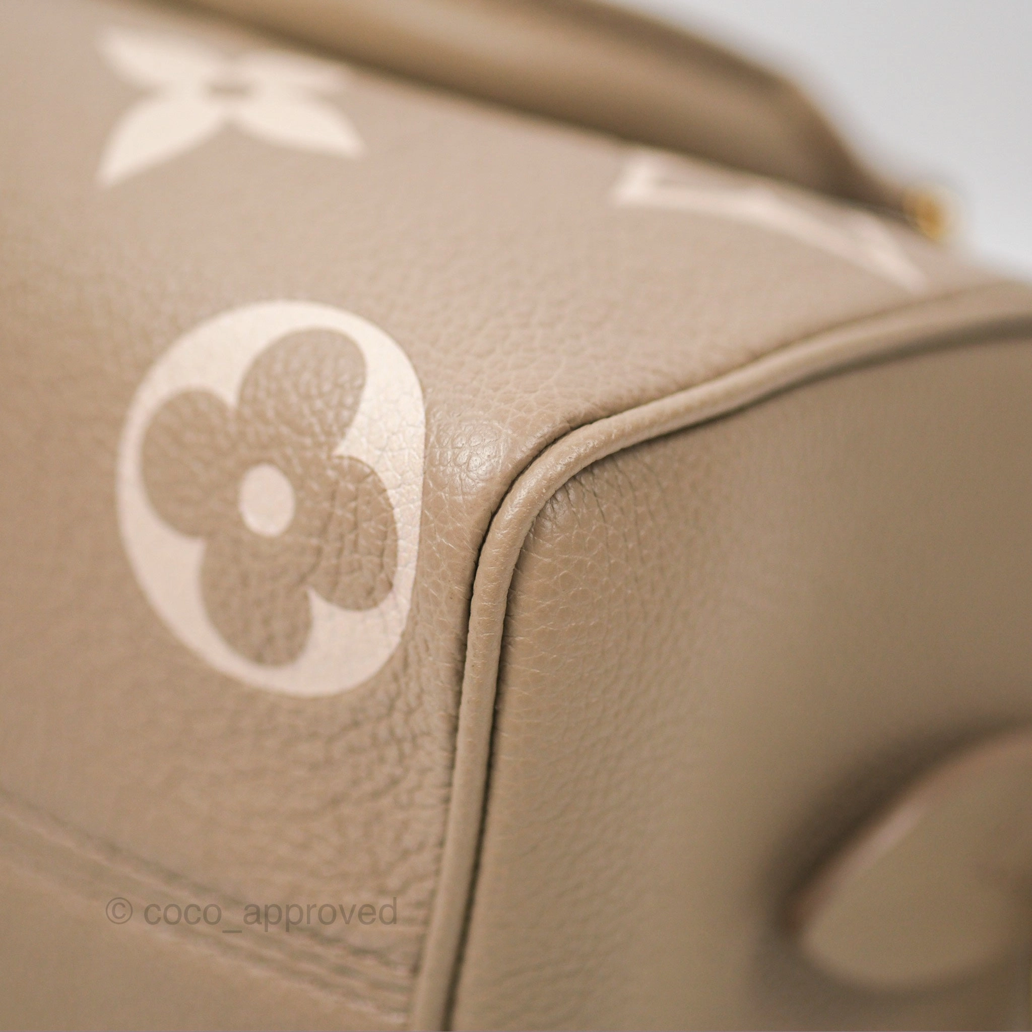 Louis Vuitton Speedy Bandoulire 20 Monogram Empreinte Tourterelle/Cream