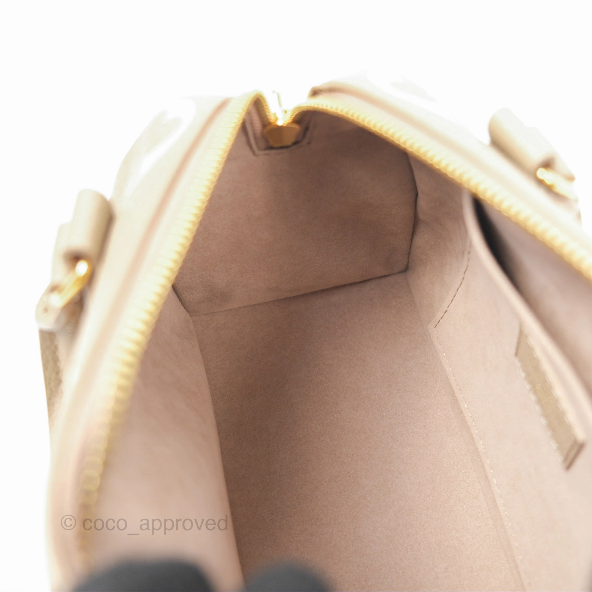 Louis Vuitton Speedy Bandoulire 20 Monogram Empreinte Tourterelle/Cream