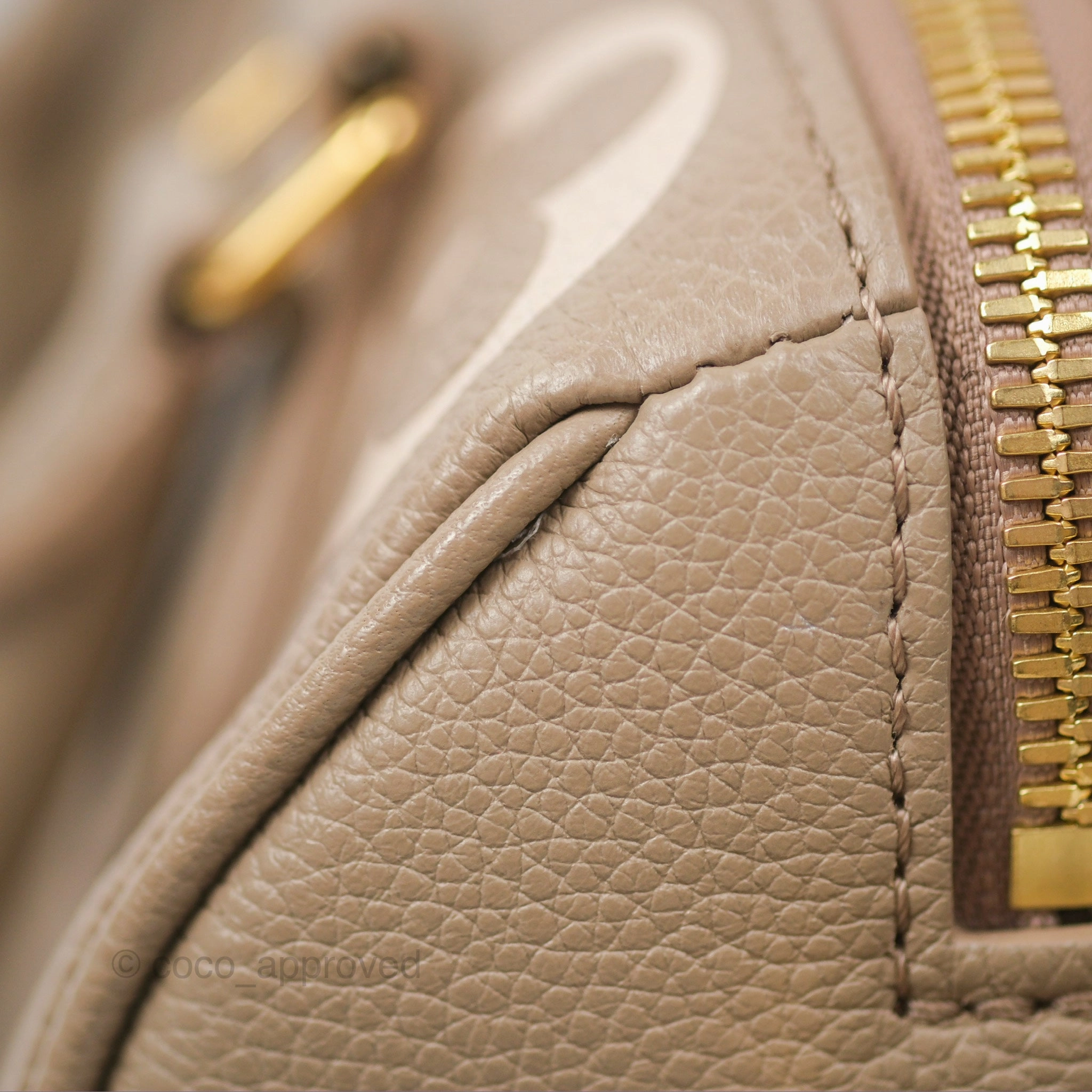 Louis Vuitton Speedy Bandoulire 20 Monogram Empreinte Tourterelle/Cream