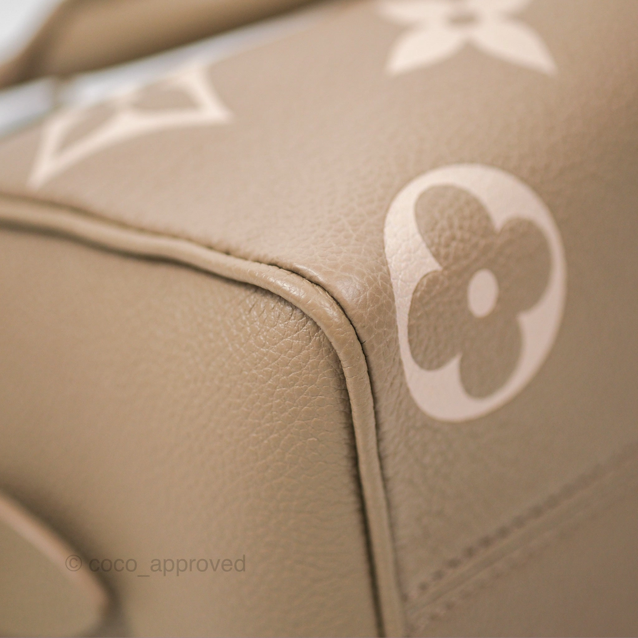 Louis Vuitton Speedy Bandoulire 20 Monogram Empreinte Tourterelle/Cream