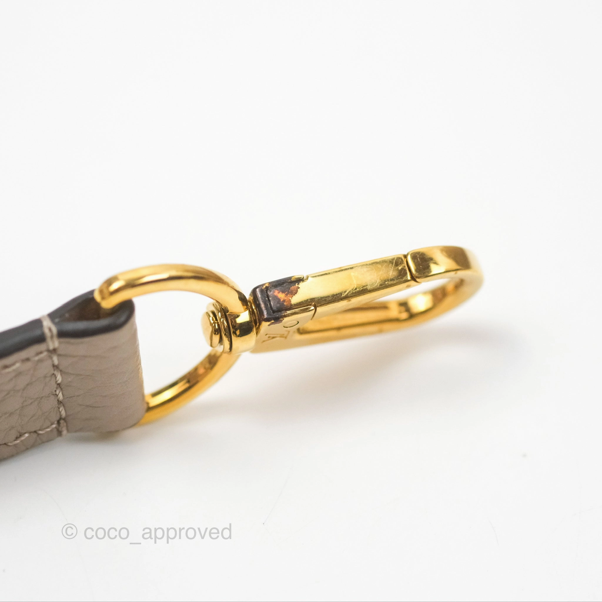 Louis Vuitton Taurillon Capucines BB Galet
