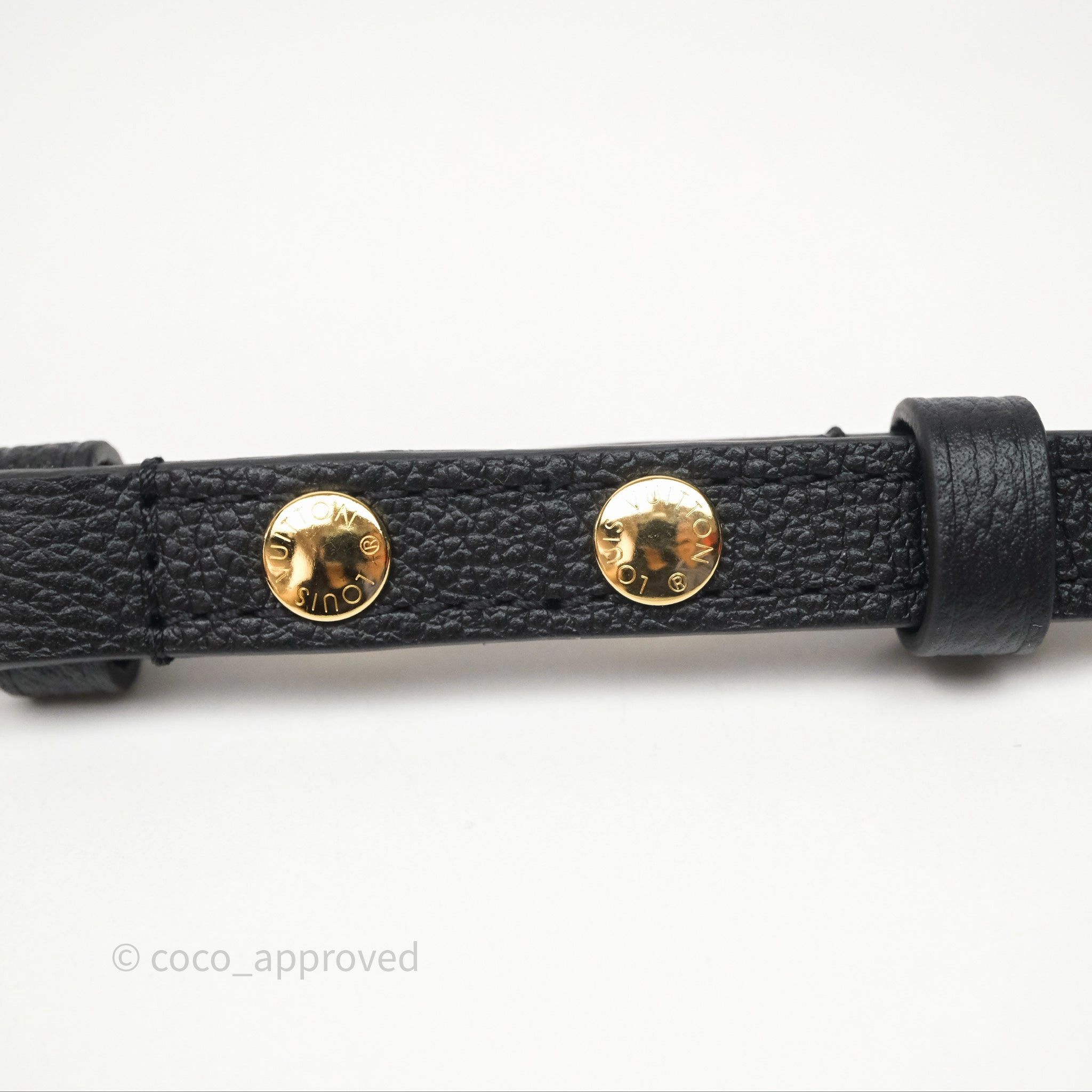 Louis Vuitton TM Epi Marellini Bag Monogram Black Gold Hardware
