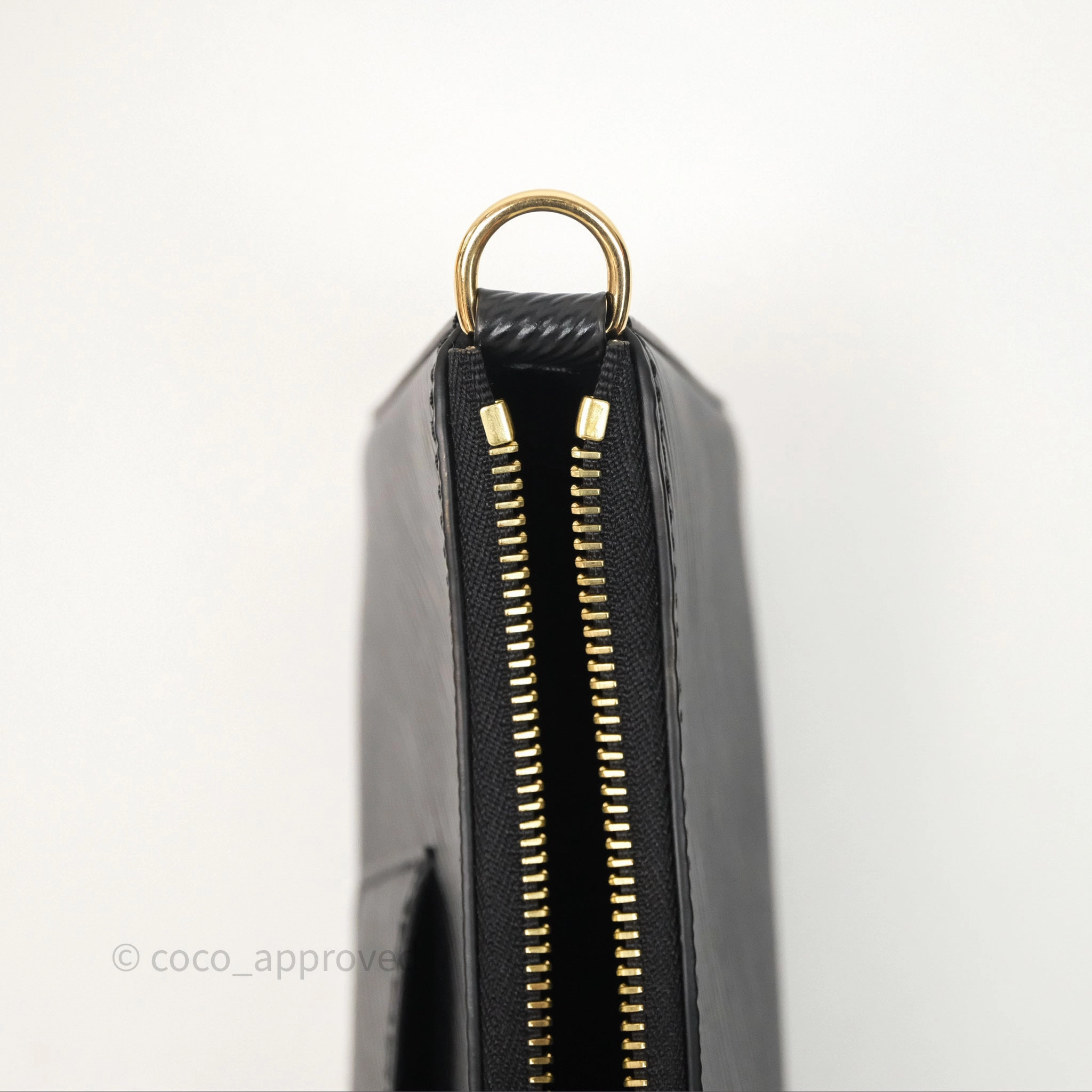 Louis Vuitton TM Epi Marellini Bag Monogram Black Gold Hardware