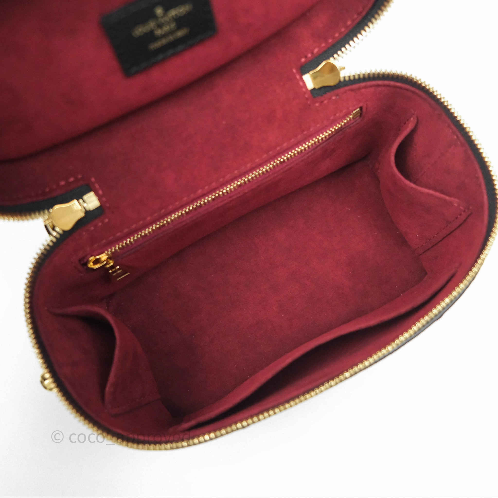 Louis Vuitton Vanity PM Empreinte Monogram Black/ Beige