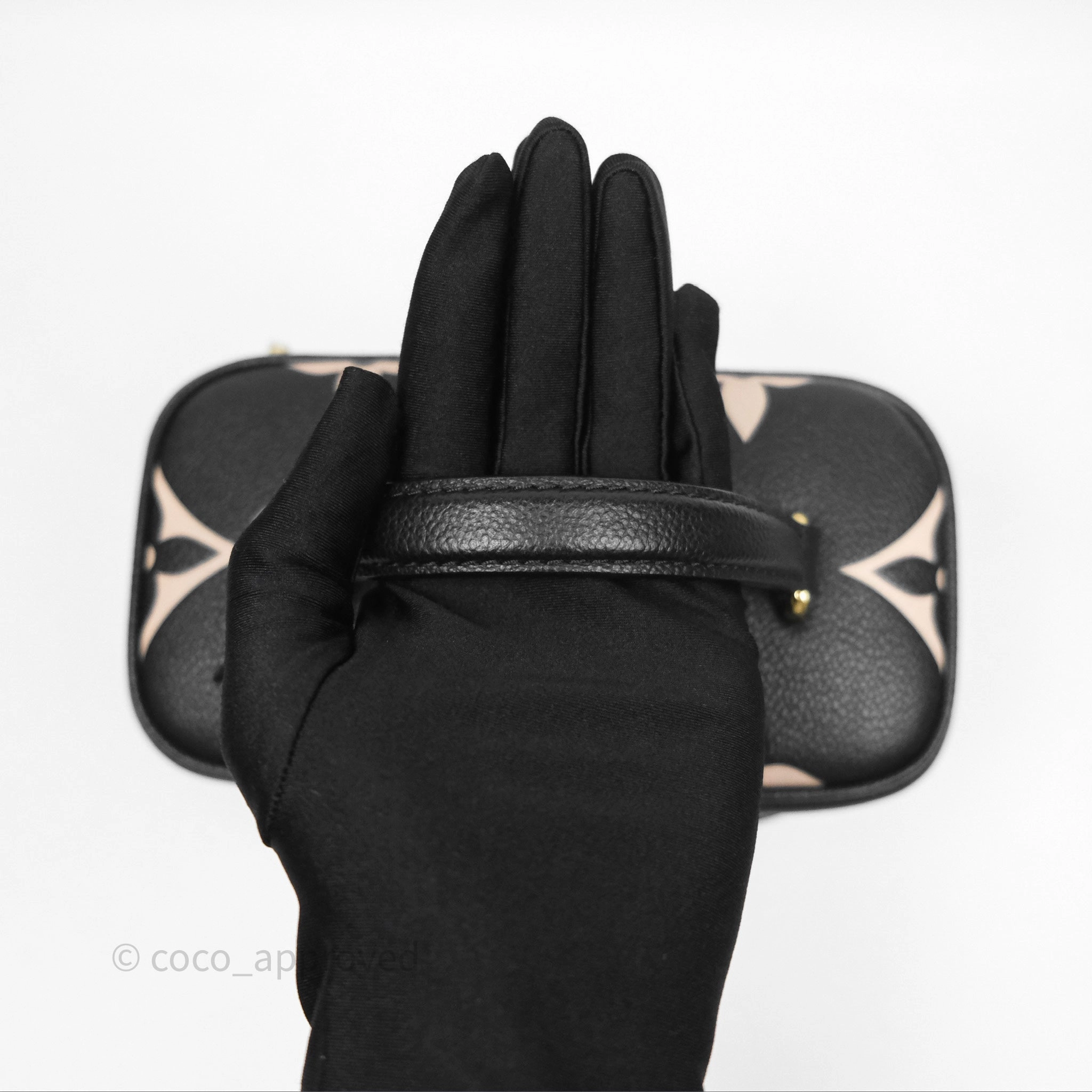 Louis Vuitton Vanity PM Empreinte Monogram Black/ Beige