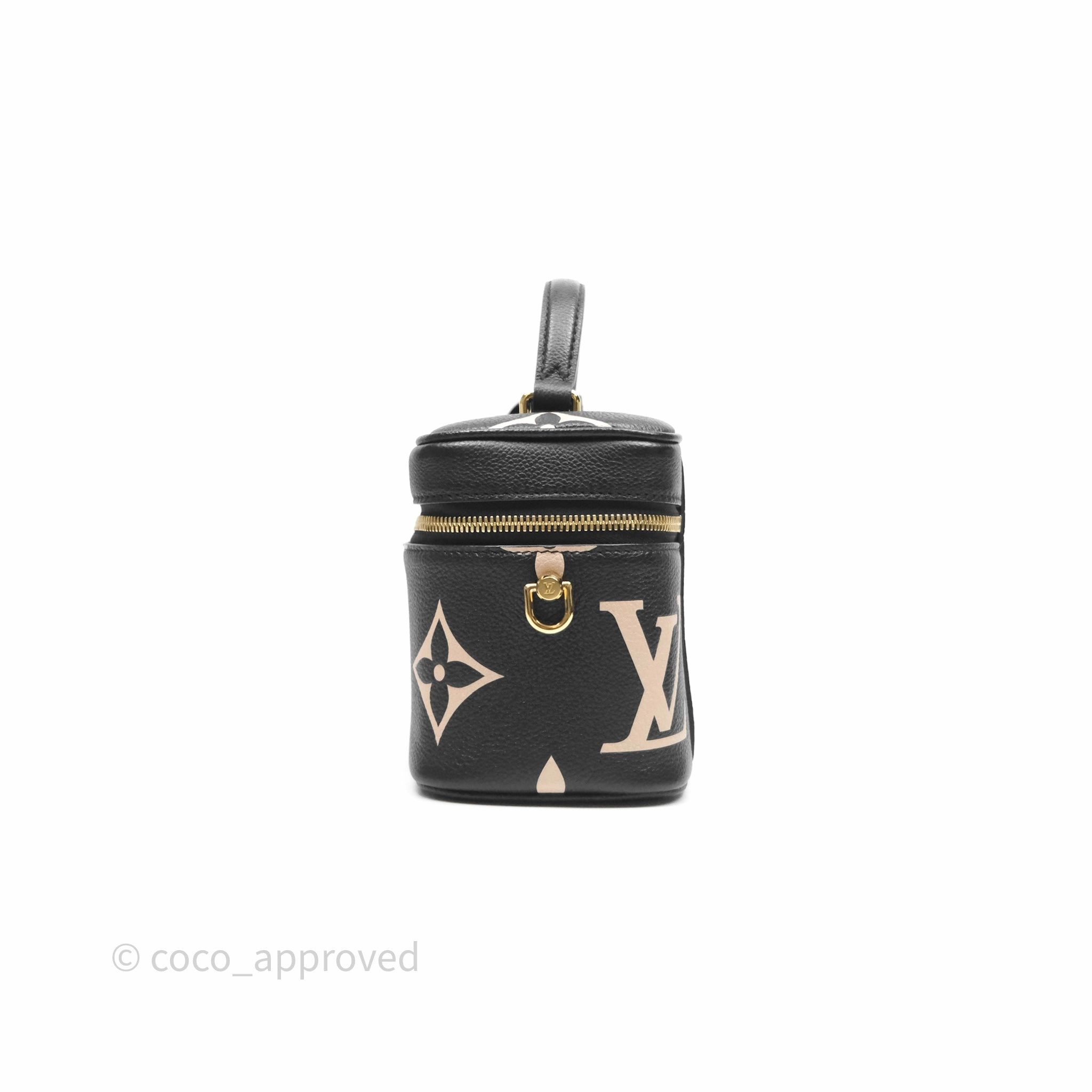 Louis Vuitton Vanity PM Empreinte Monogram Black/ Beige