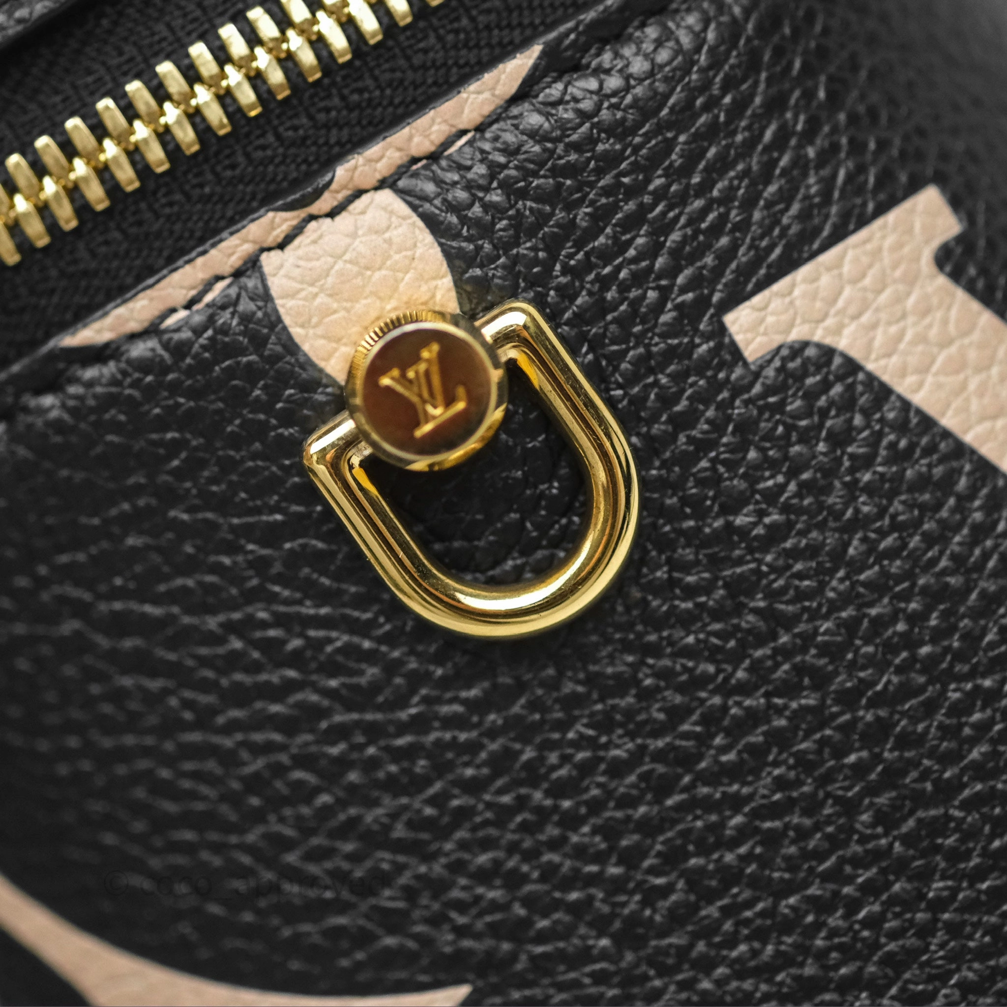 Louis Vuitton Vanity PM Empreinte Monogram Black/ Beige