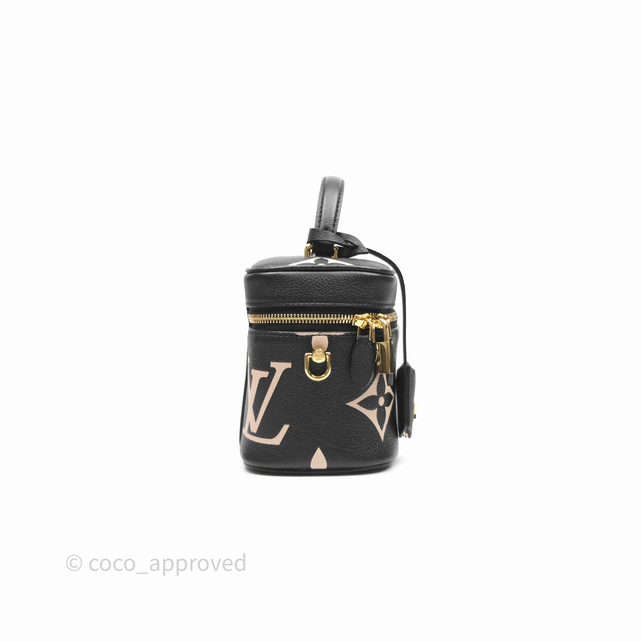 Louis Vuitton Vanity PM Empreinte Monogram Black/ Beige
