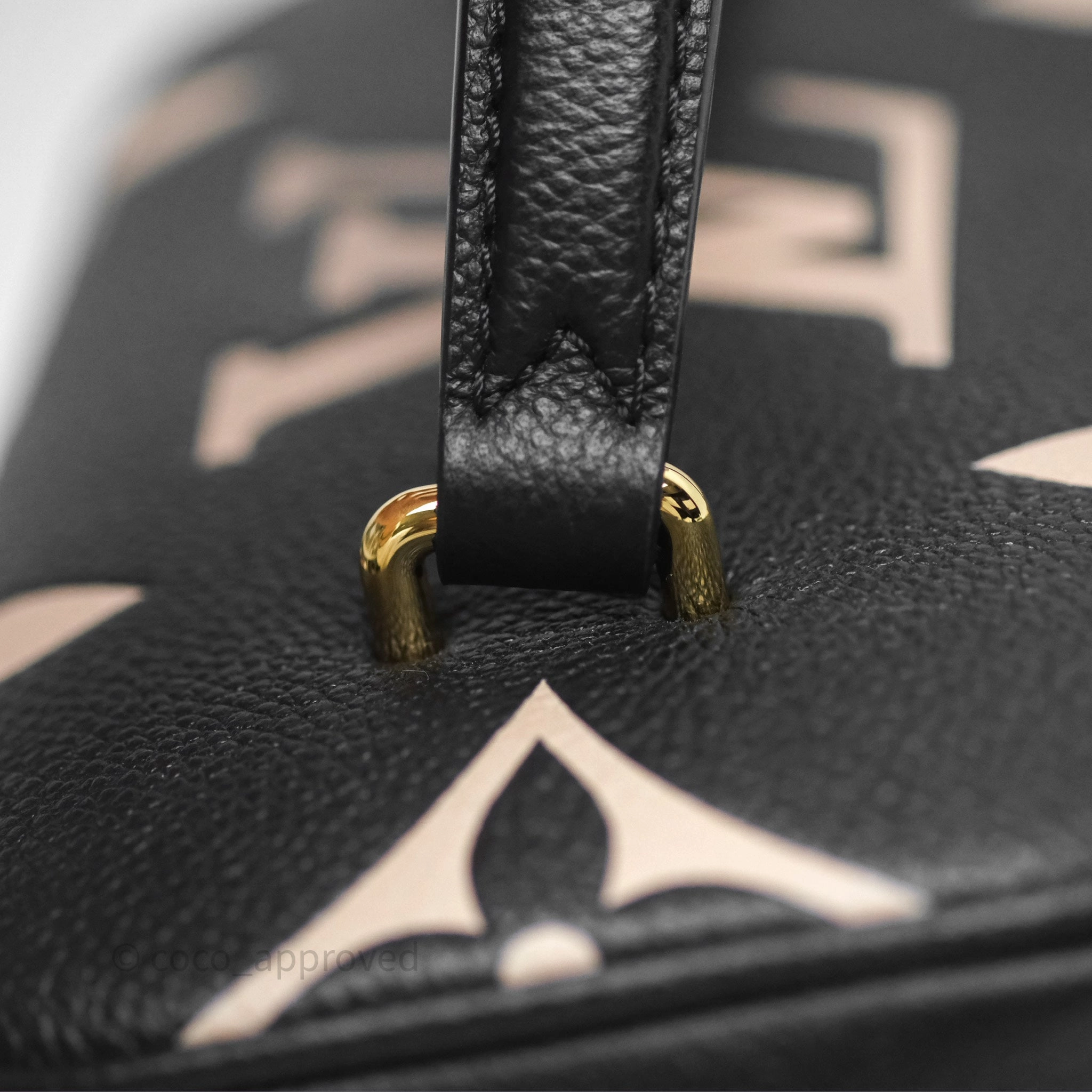 Louis Vuitton Vanity PM Empreinte Monogram Black/ Beige