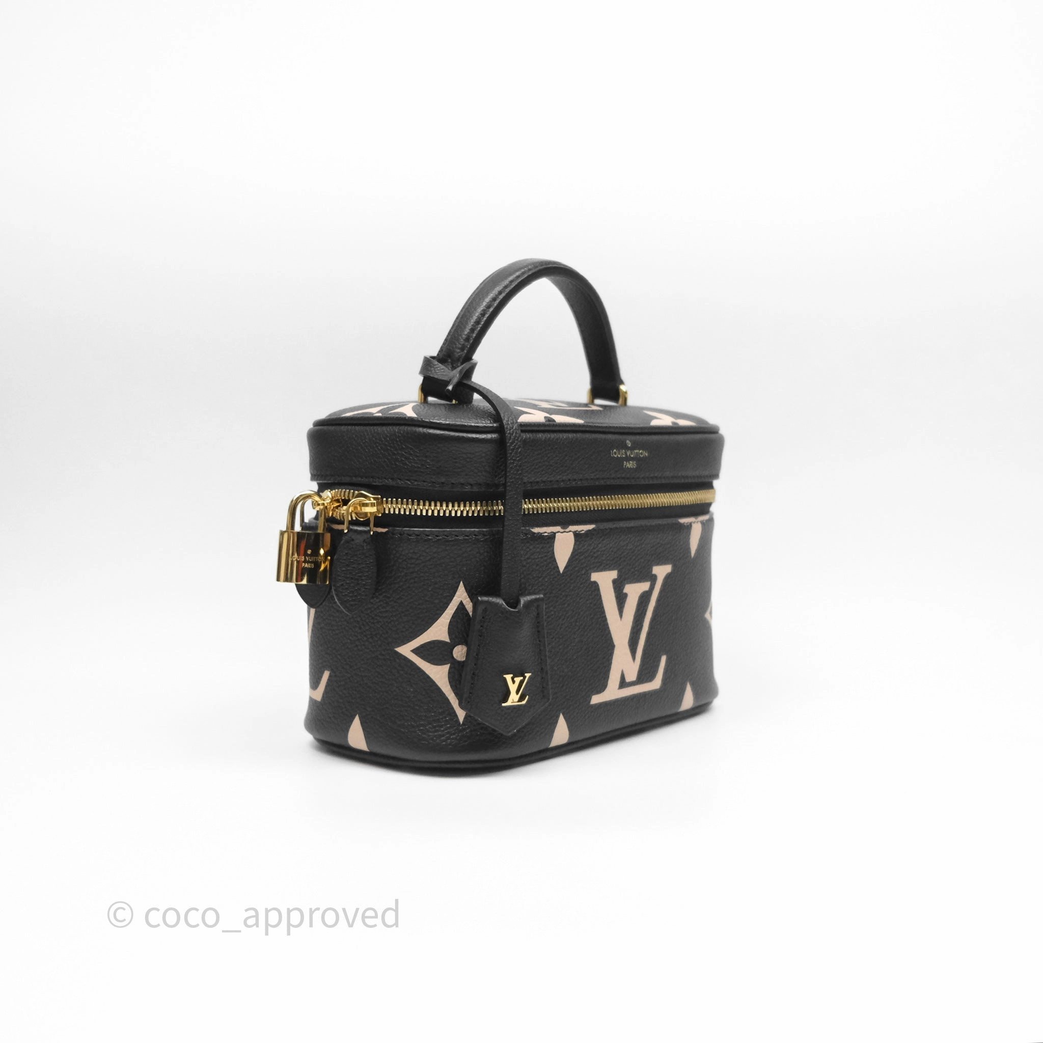 Louis Vuitton Vanity PM Empreinte Monogram Black/ Beige