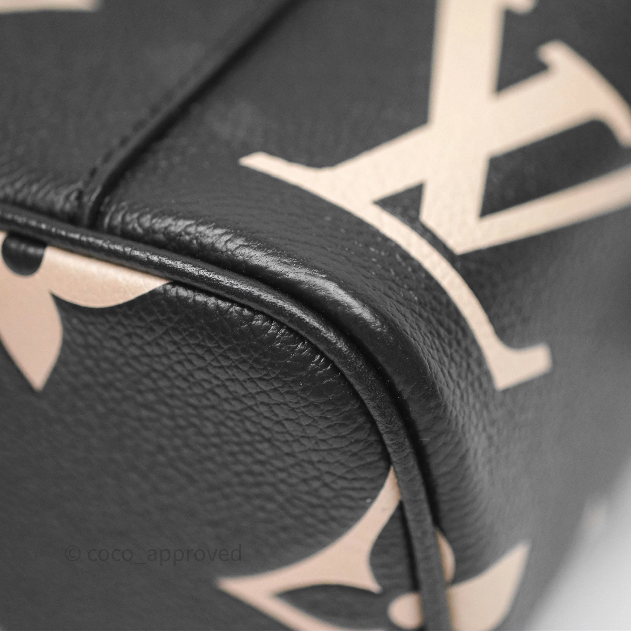 Louis Vuitton Vanity PM Empreinte Monogram Black/ Beige