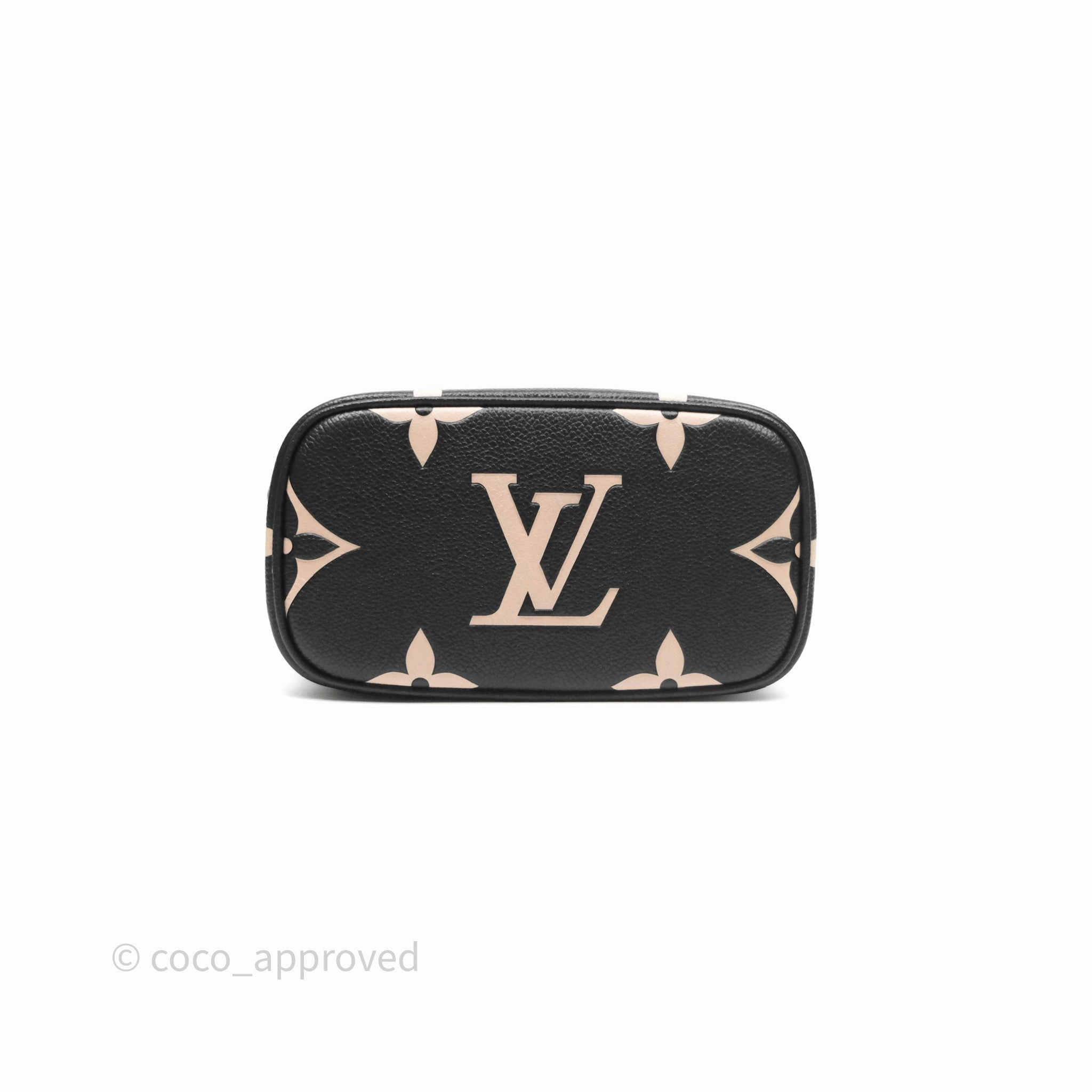 Louis Vuitton Vanity PM Empreinte Monogram Black/ Beige