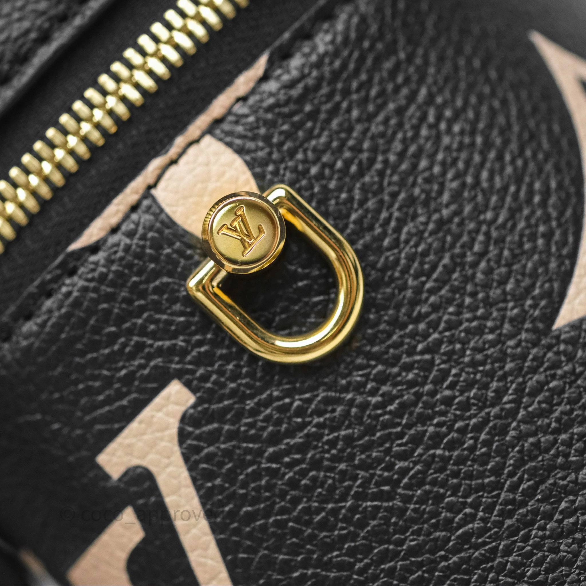 Louis Vuitton Vanity PM Empreinte Monogram Black/ Beige