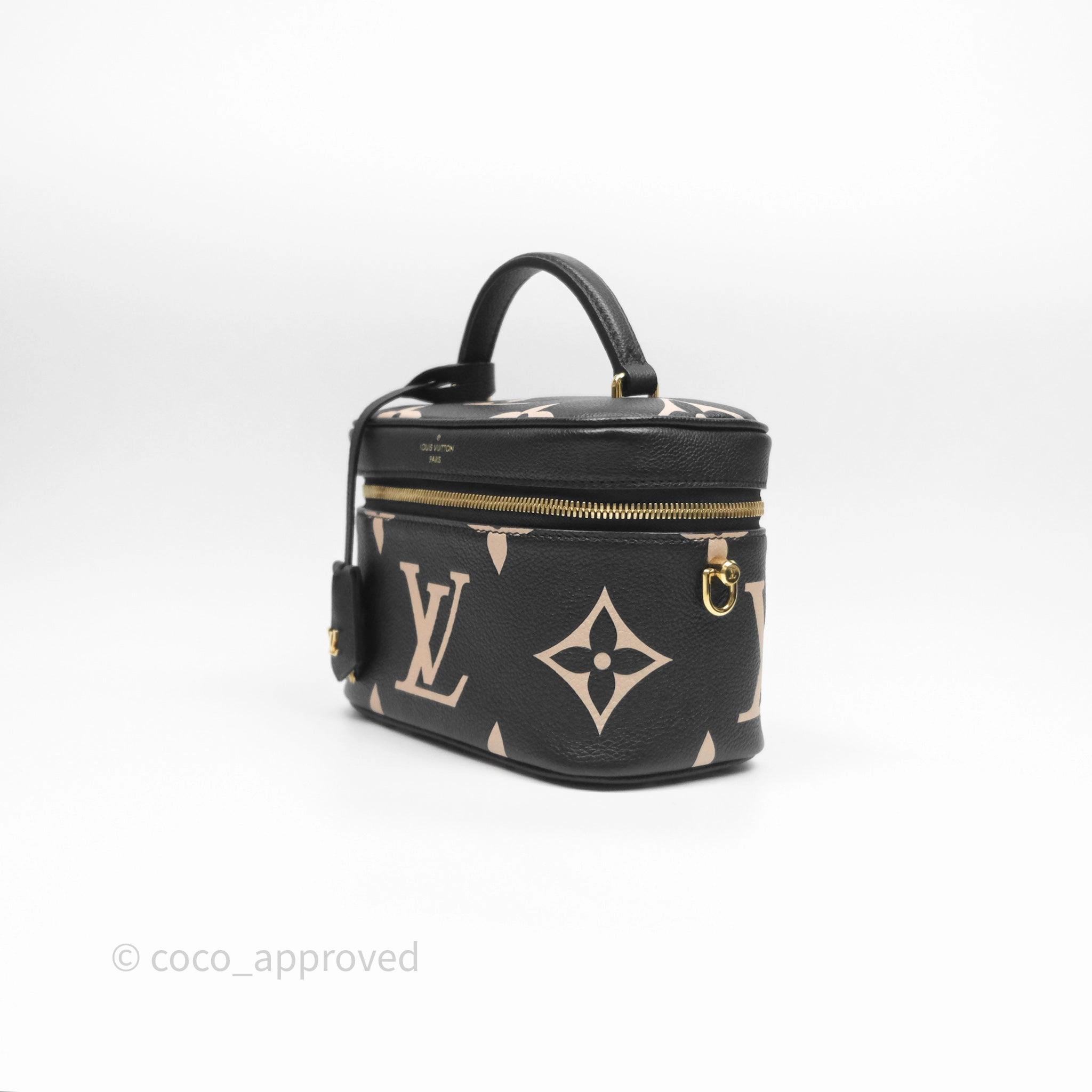 Louis Vuitton Vanity PM Empreinte Monogram Black/ Beige
