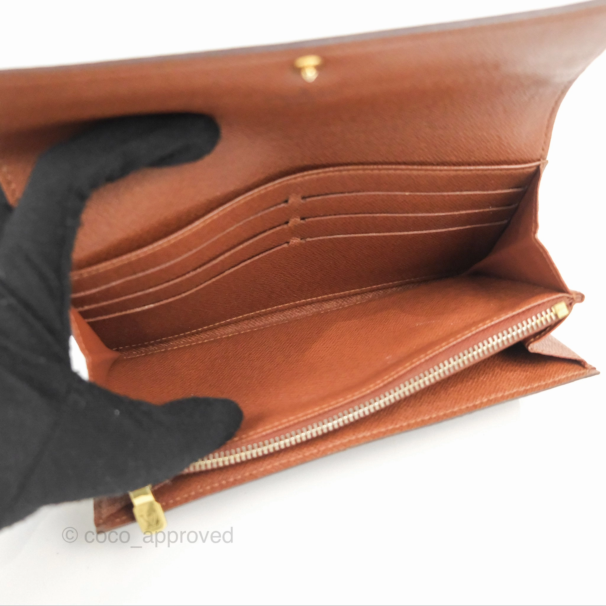 Louis Vuitton Vintage Sarah Wallet Monogram