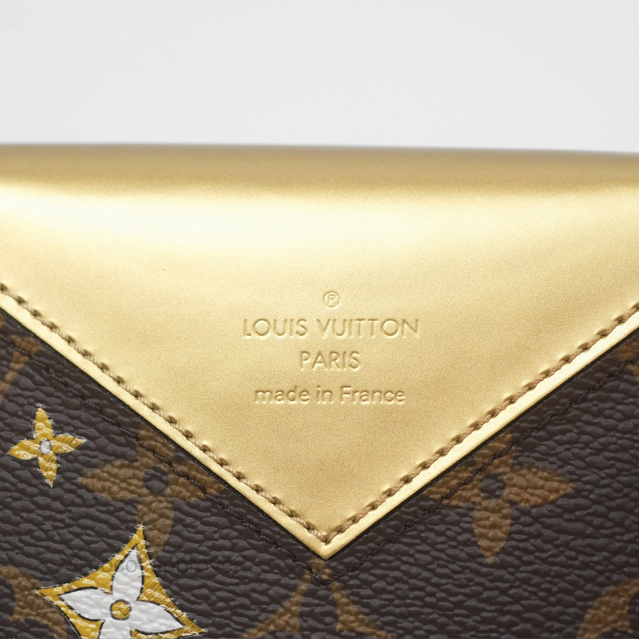 Louis Vuitton Vivienne Moon Poker Card with Gold Monogram Card Holder