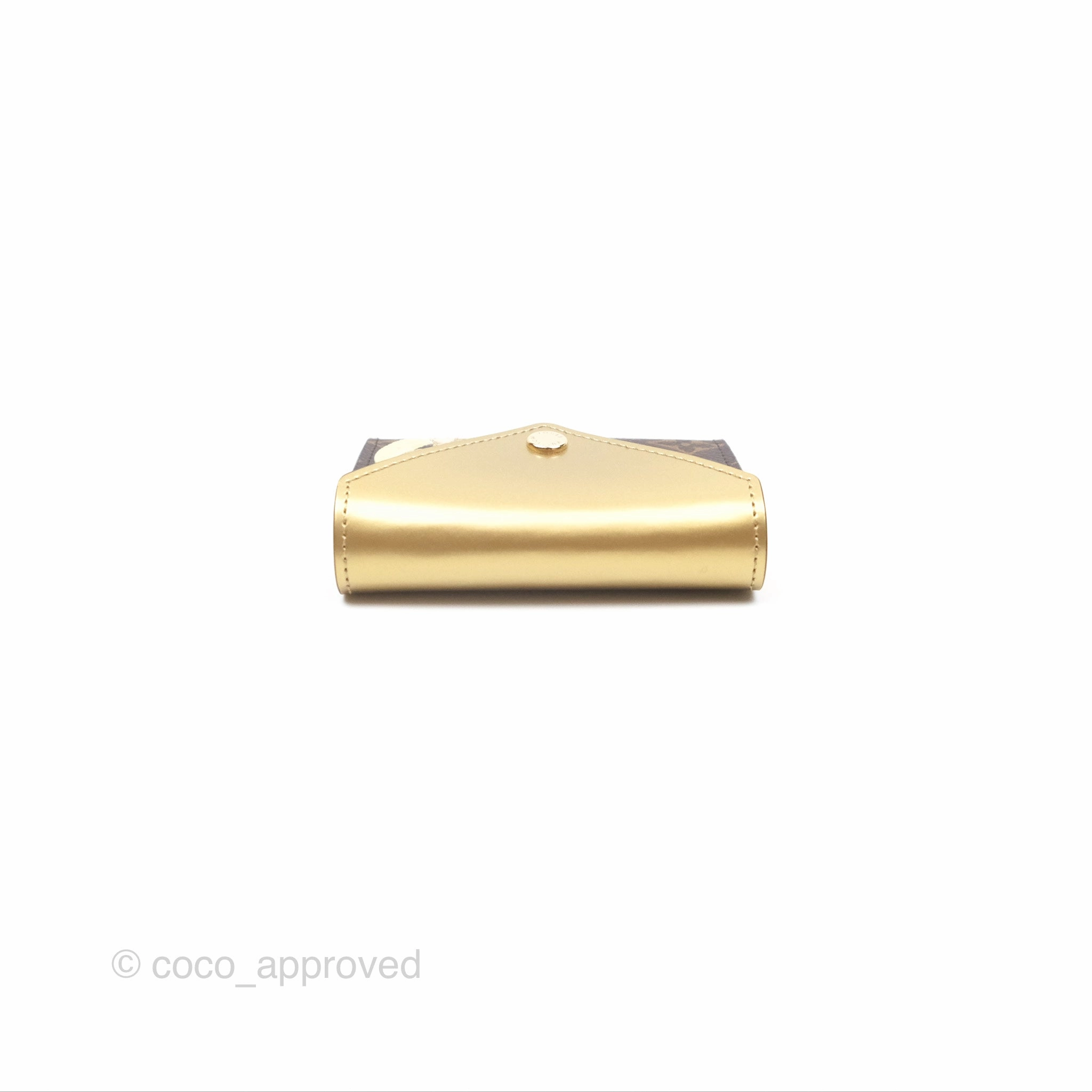 Louis Vuitton Vivienne Moon Poker Card with Gold Monogram Card Holder