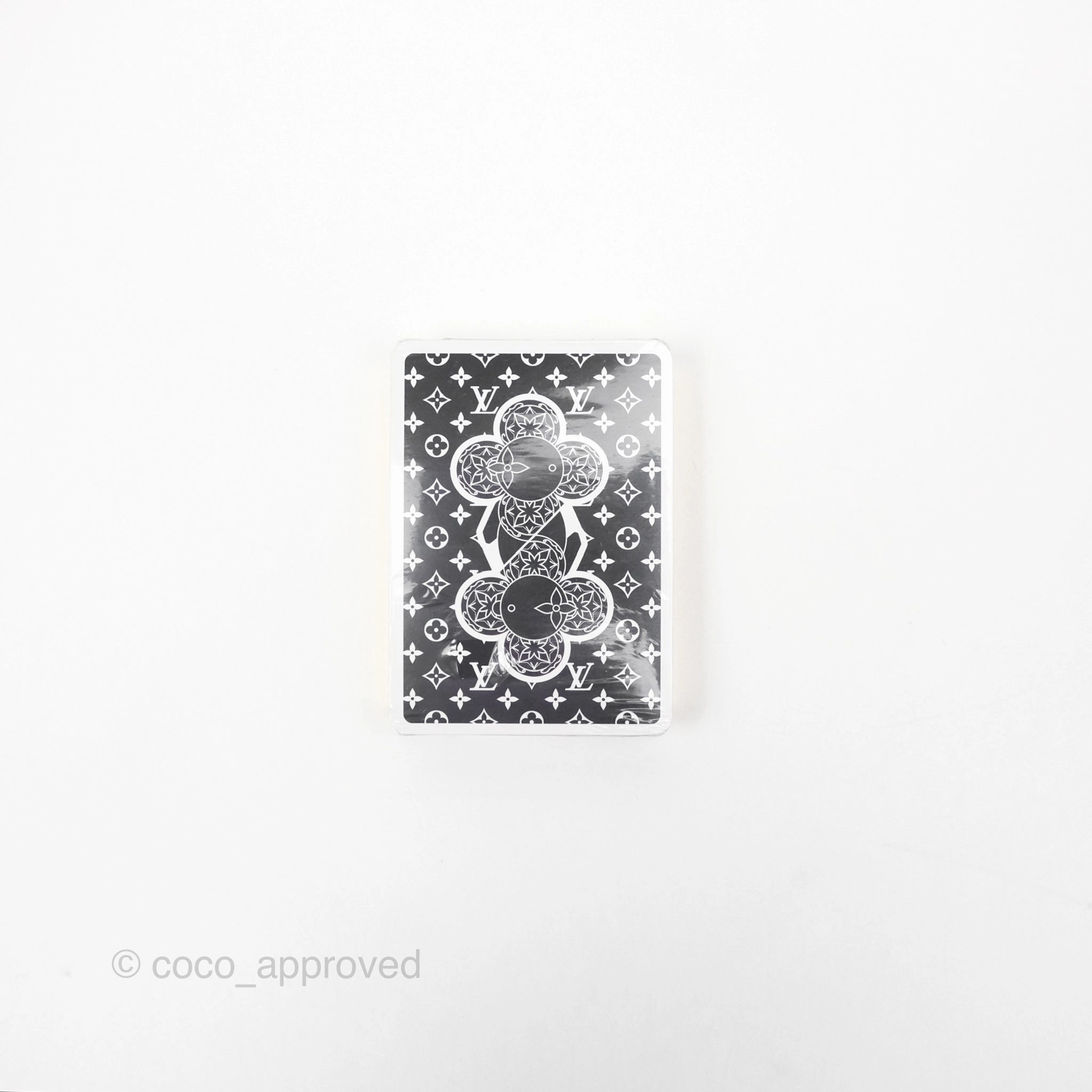 Louis Vuitton Vivienne Moon Poker Card with Gold Monogram Card Holder