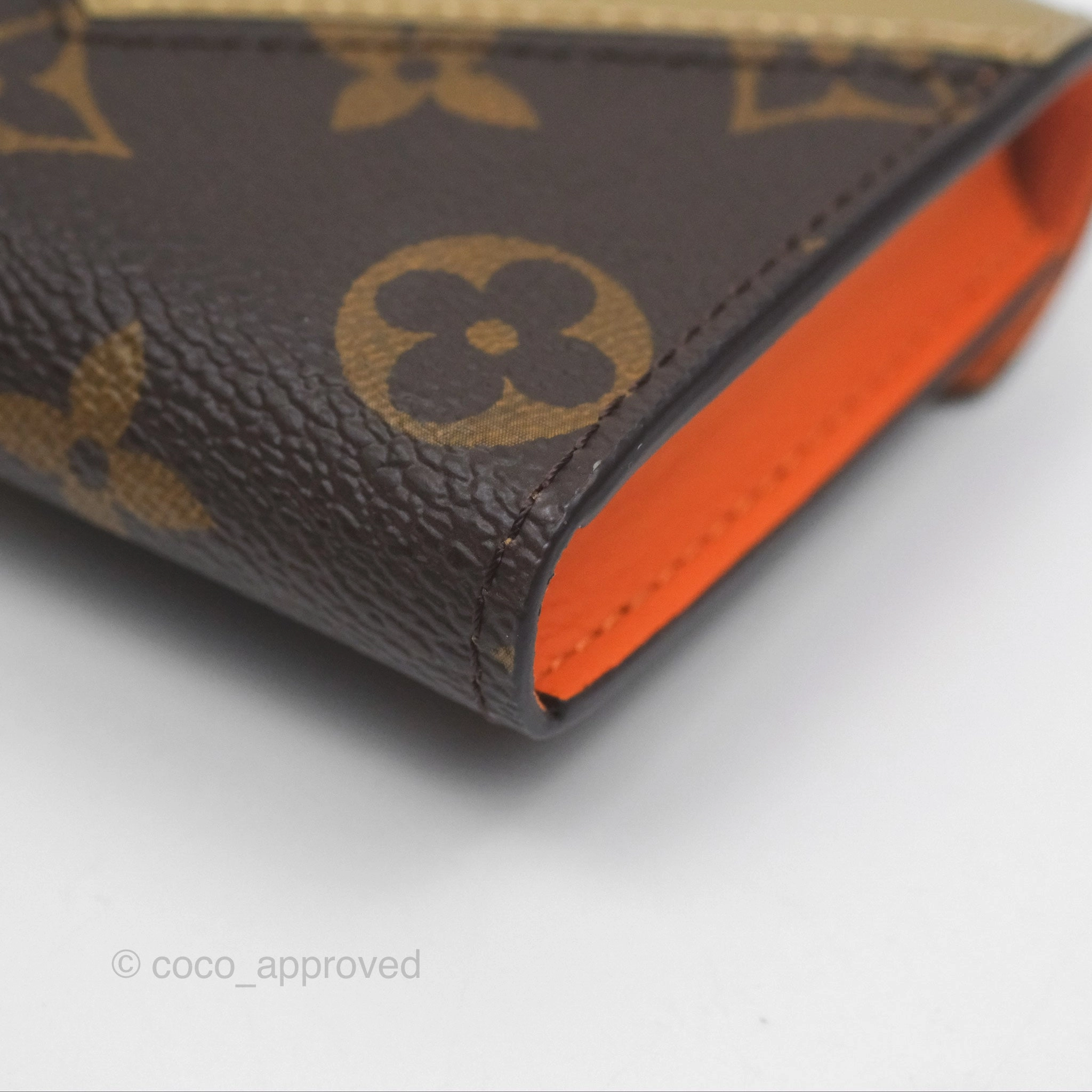 Louis Vuitton Vivienne Moon Poker Card with Gold Monogram Card Holder