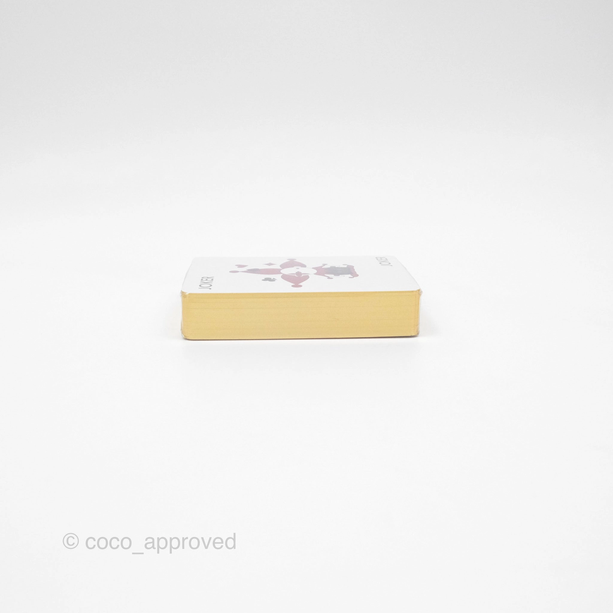 Louis Vuitton Vivienne Moon Poker Card with Gold Monogram Card Holder