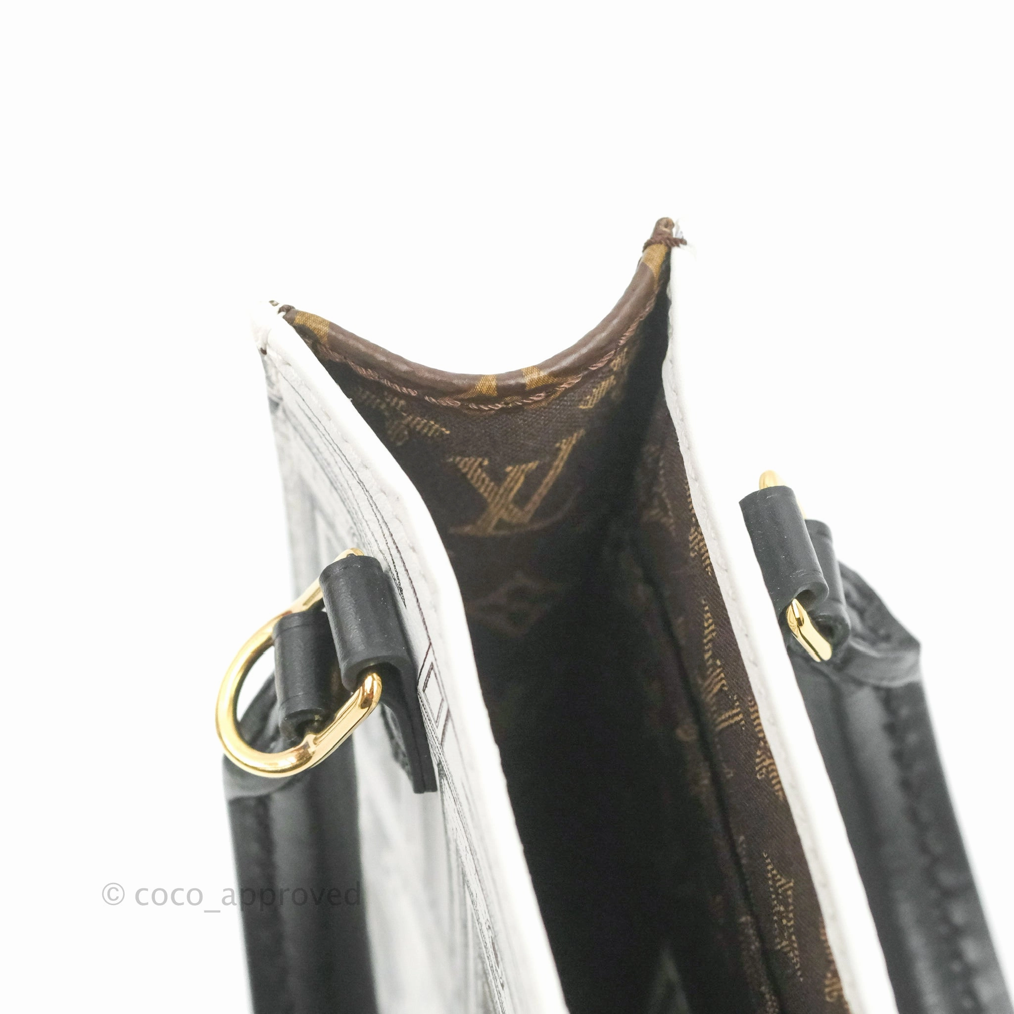 Louis Vuitton X Fornasetti Calfskin Architettura Petit Sac Plat Black White Gold Hardware
