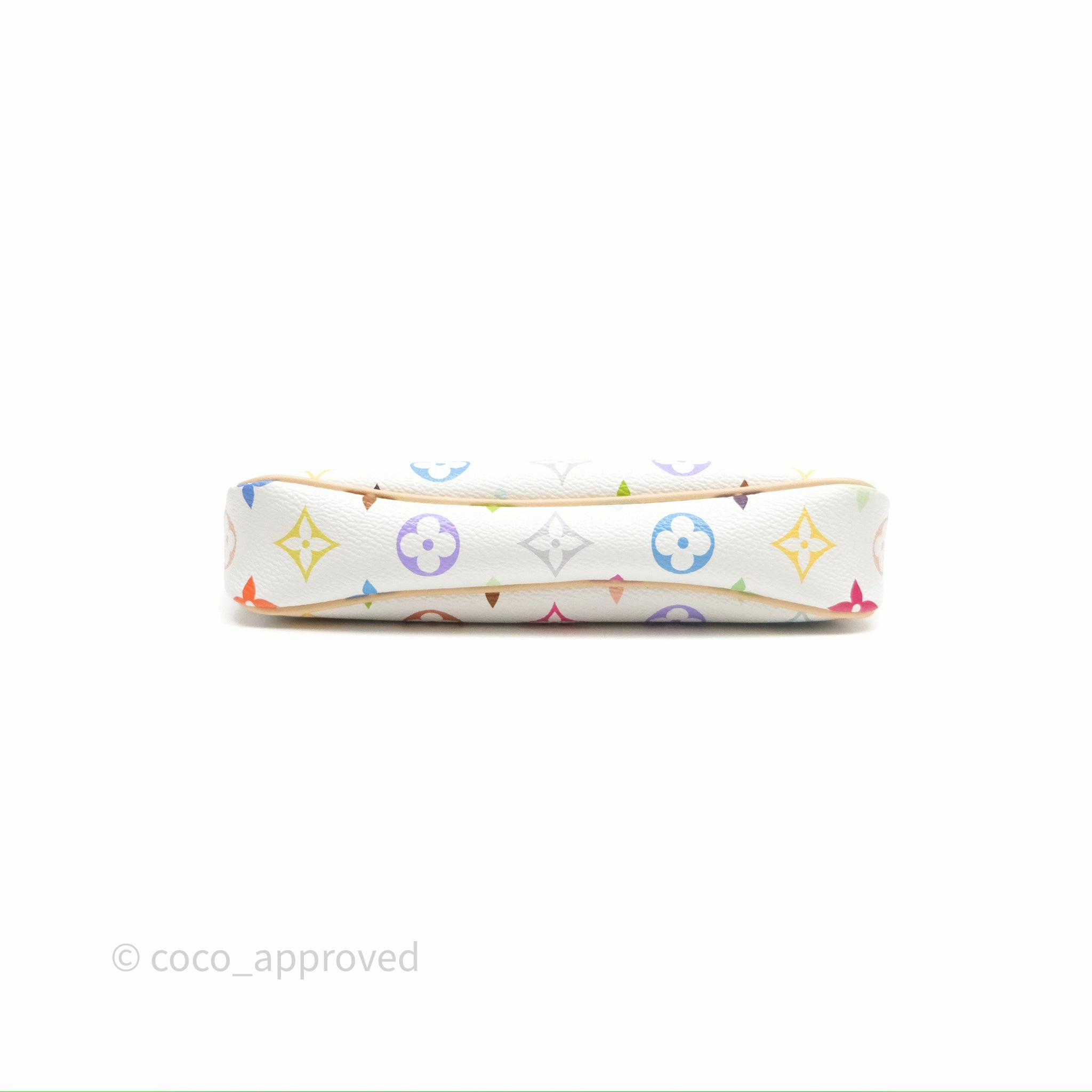Louis Vuitton x Takashi Murakami Pochette Accessoires Multicolore Blanc Monogram Canvas