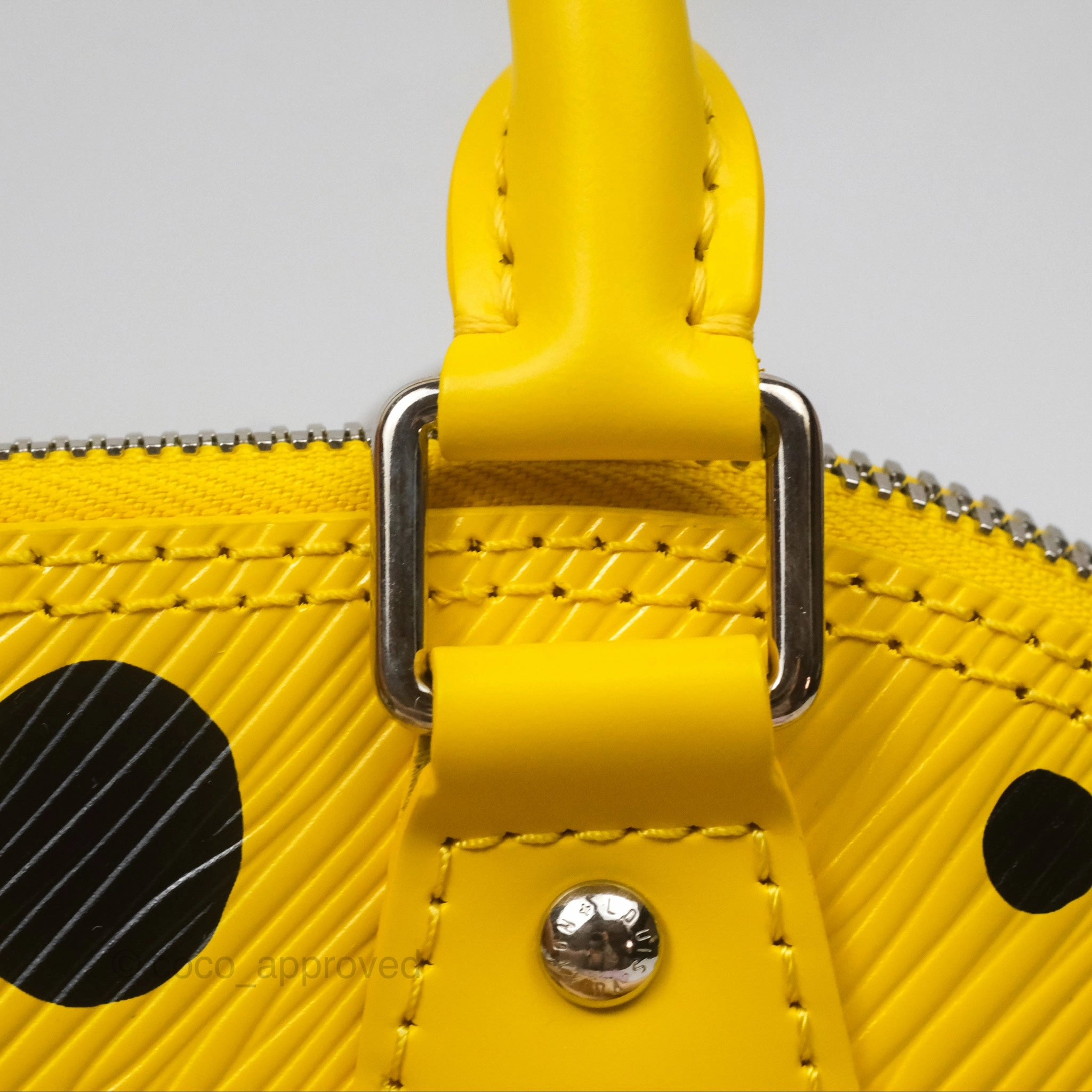 Louis Vuitton x Yayoi Kusama Epi Alma BB Infinity Dots Yellow