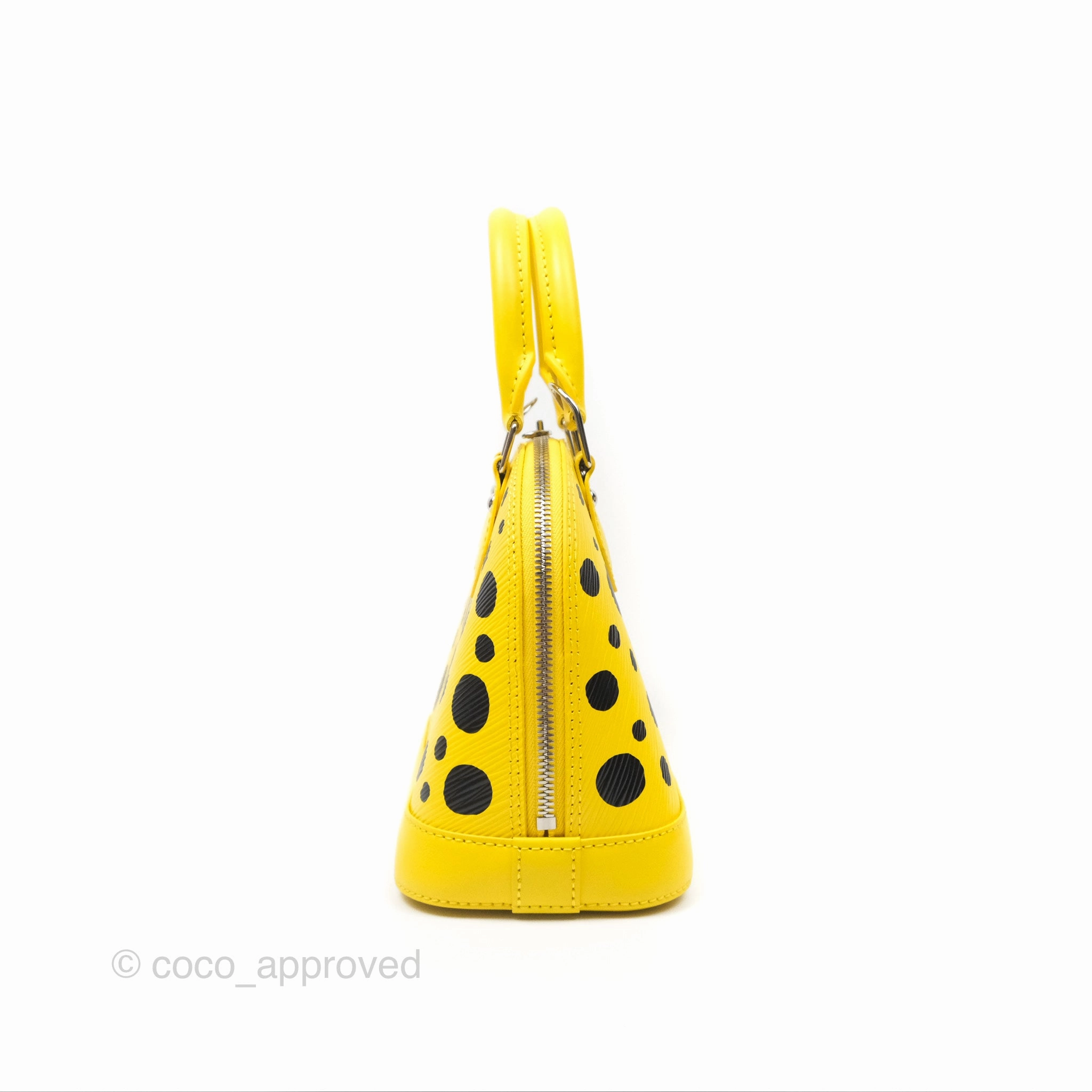 Louis Vuitton x Yayoi Kusama Epi Alma BB Infinity Dots Yellow