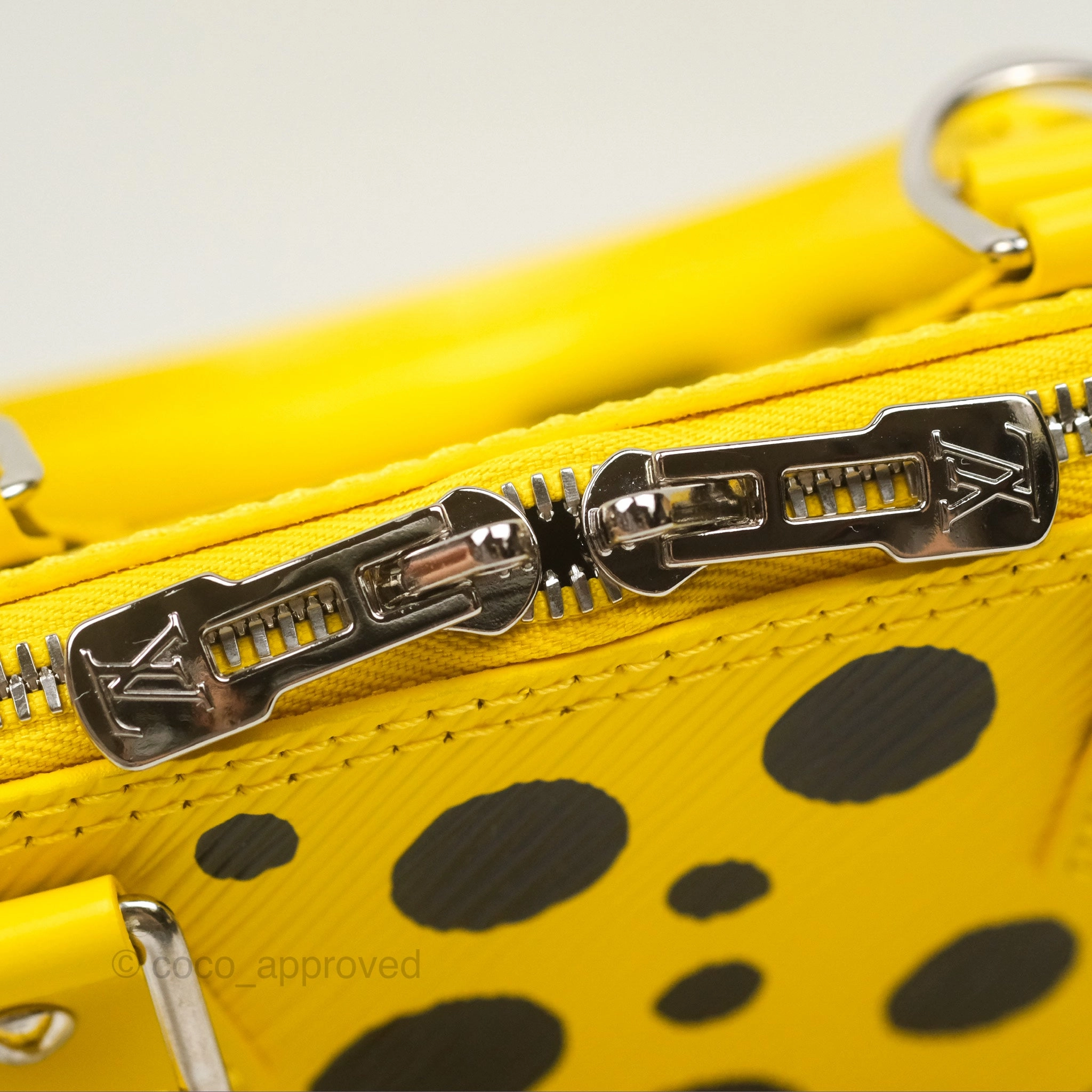 Louis Vuitton x Yayoi Kusama Epi Alma BB Infinity Dots Yellow