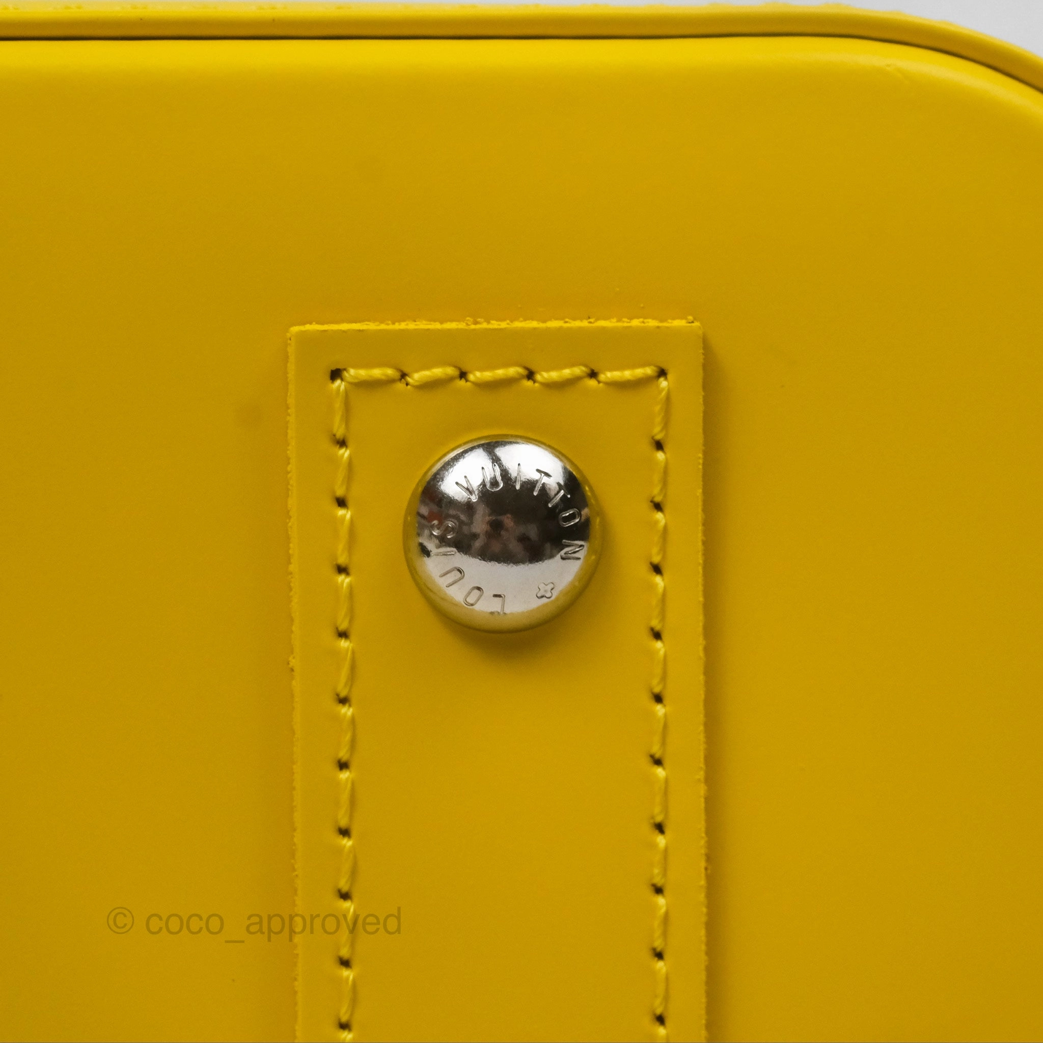 Louis Vuitton x Yayoi Kusama Epi Alma BB Infinity Dots Yellow
