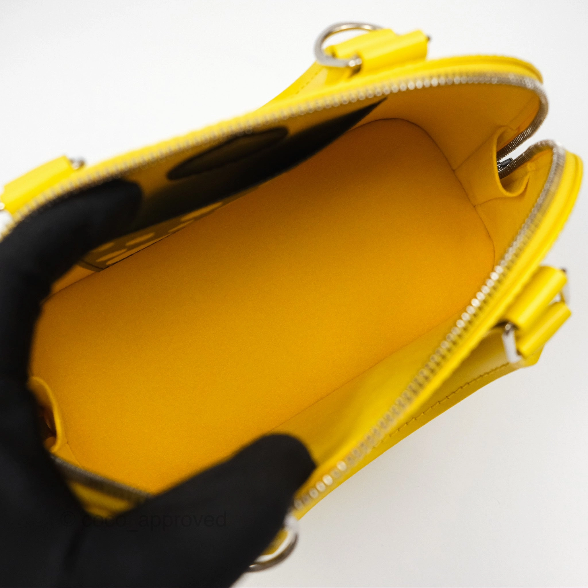Louis Vuitton x Yayoi Kusama Epi Alma BB Infinity Dots Yellow
