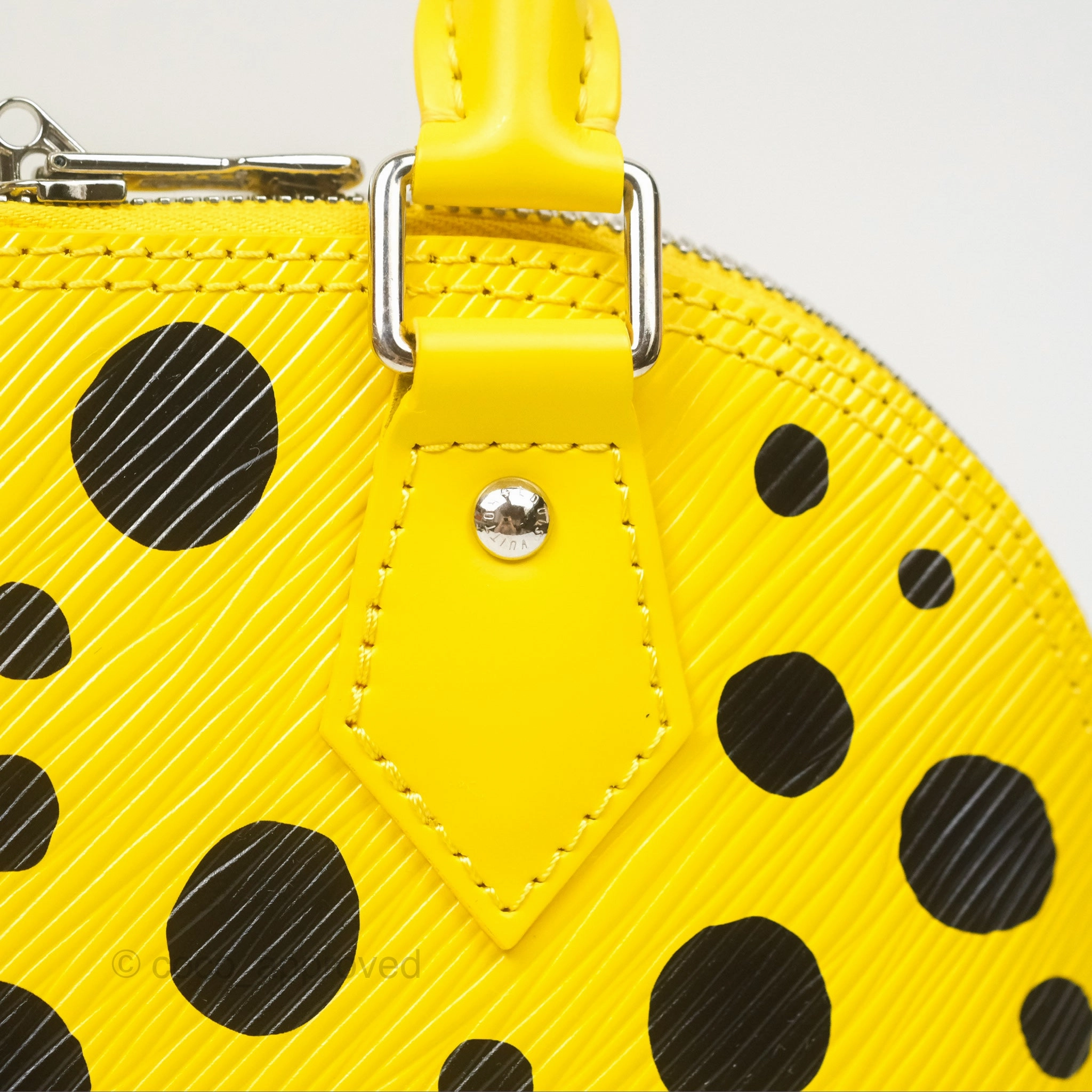 Louis Vuitton x Yayoi Kusama Epi Alma BB Infinity Dots Yellow