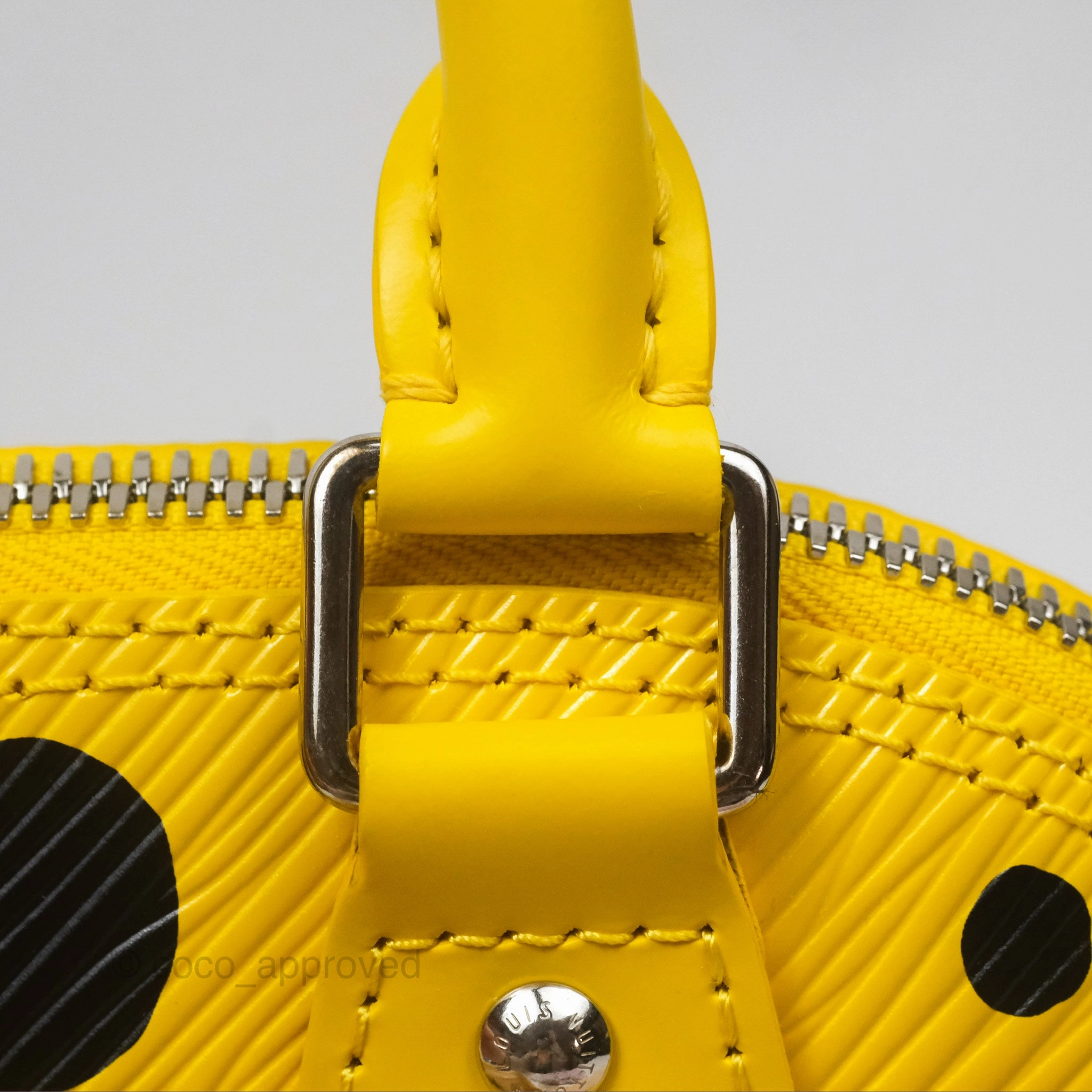 Louis Vuitton x Yayoi Kusama Epi Alma BB Infinity Dots Yellow