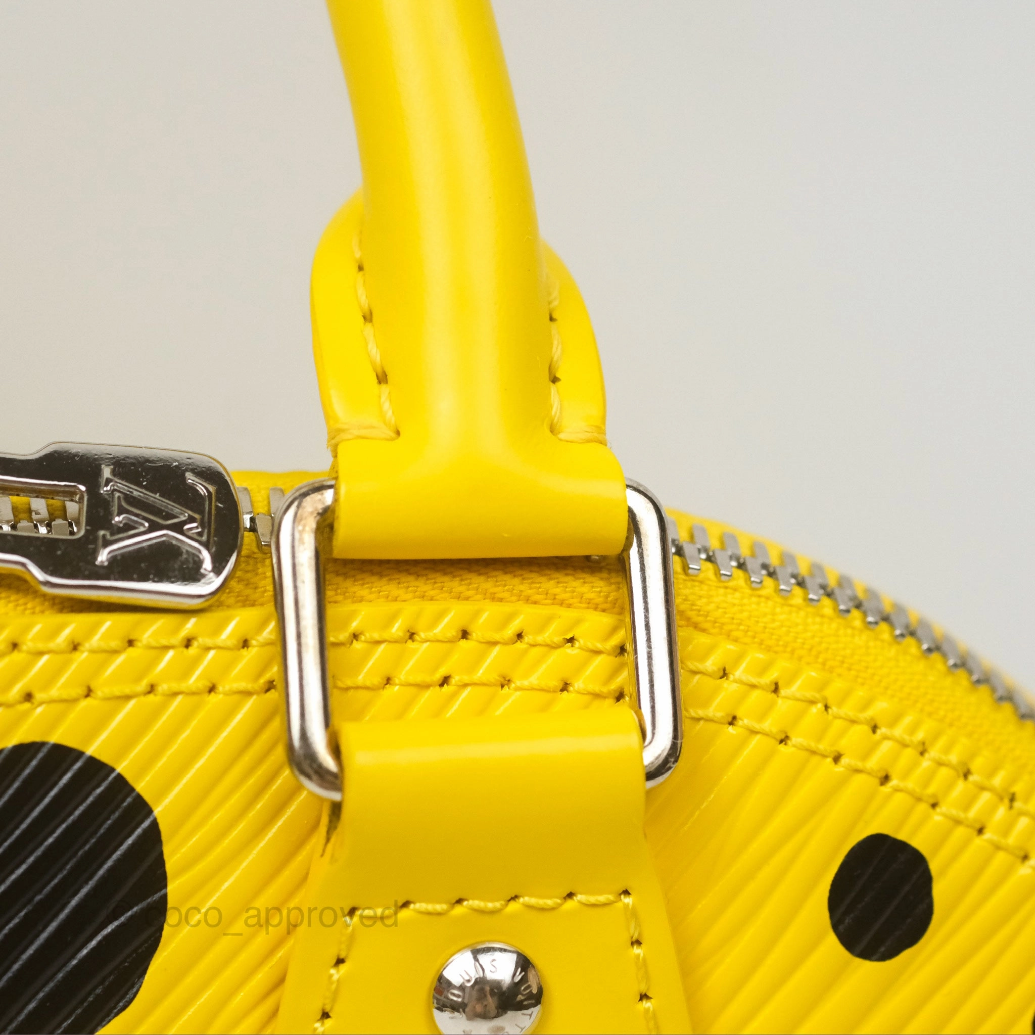 Louis Vuitton x Yayoi Kusama Epi Alma BB Infinity Dots Yellow
