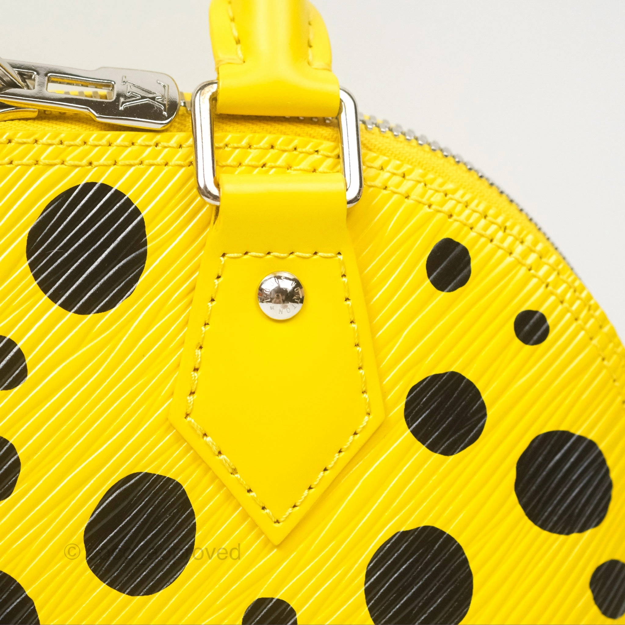 Louis Vuitton x Yayoi Kusama Epi Alma BB Infinity Dots Yellow