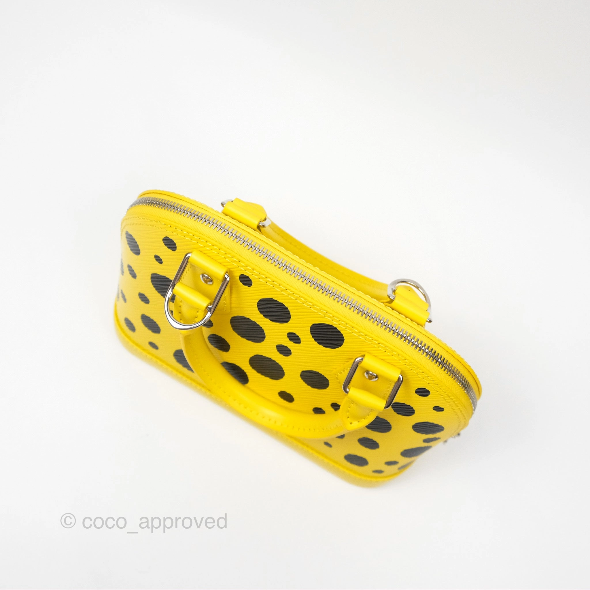 Louis Vuitton x Yayoi Kusama Epi Alma BB Infinity Dots Yellow