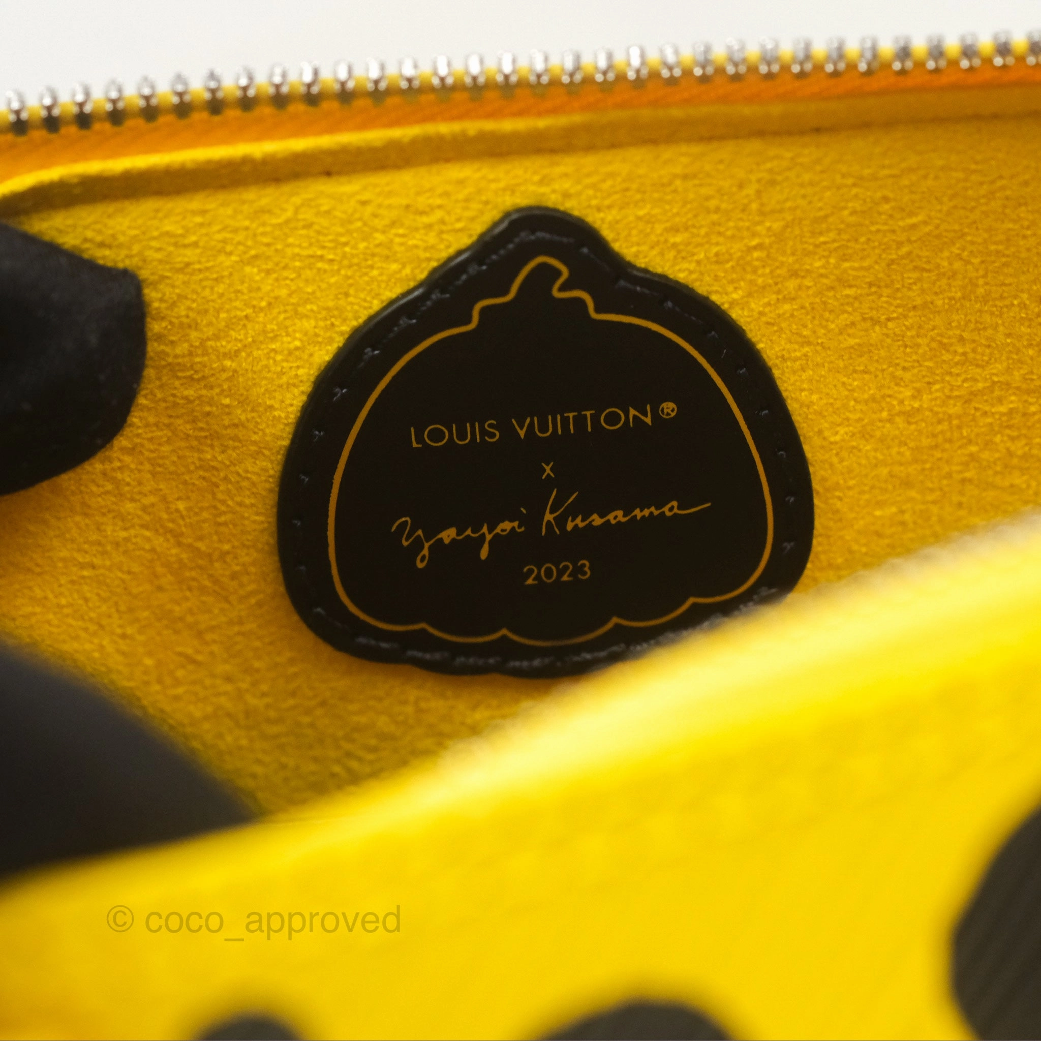 Louis Vuitton x Yayoi Kusama Epi Alma BB Infinity Dots Yellow