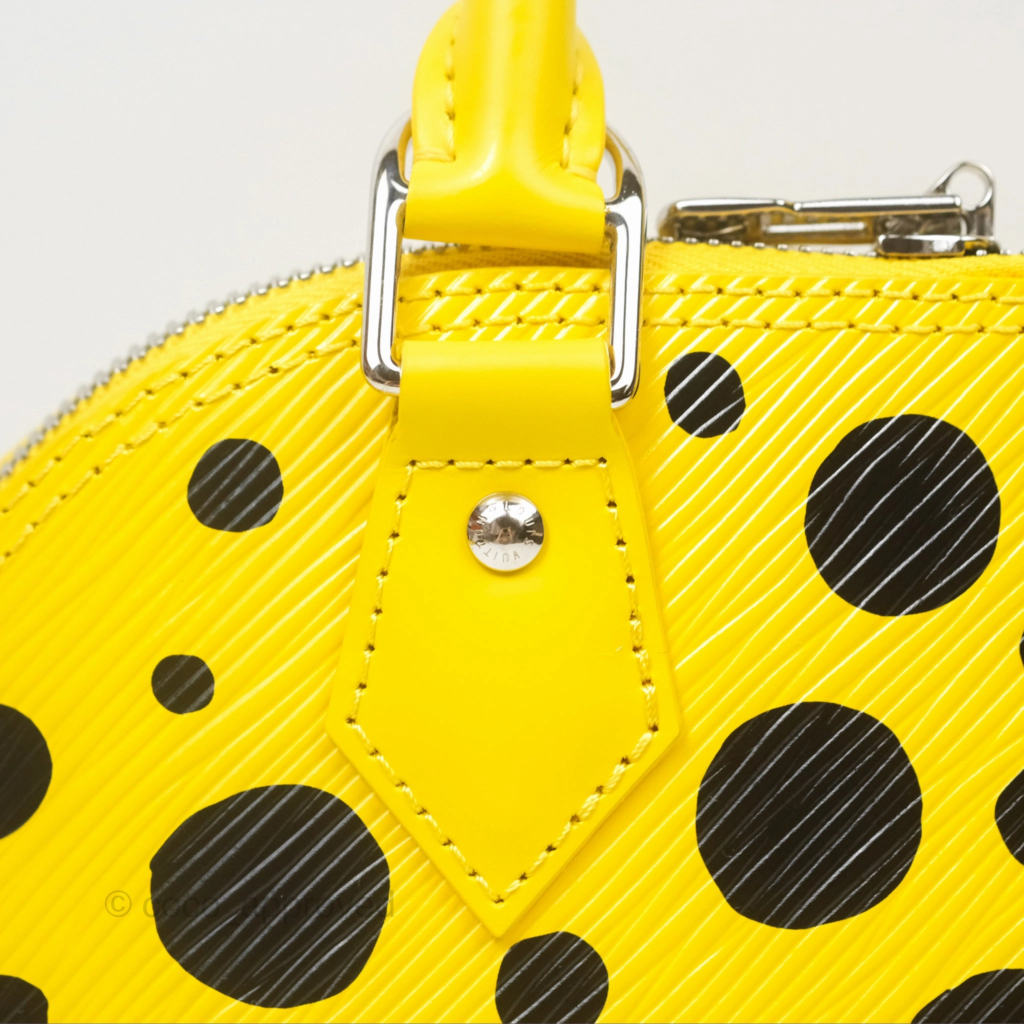 Louis Vuitton x Yayoi Kusama Epi Alma BB Infinity Dots Yellow