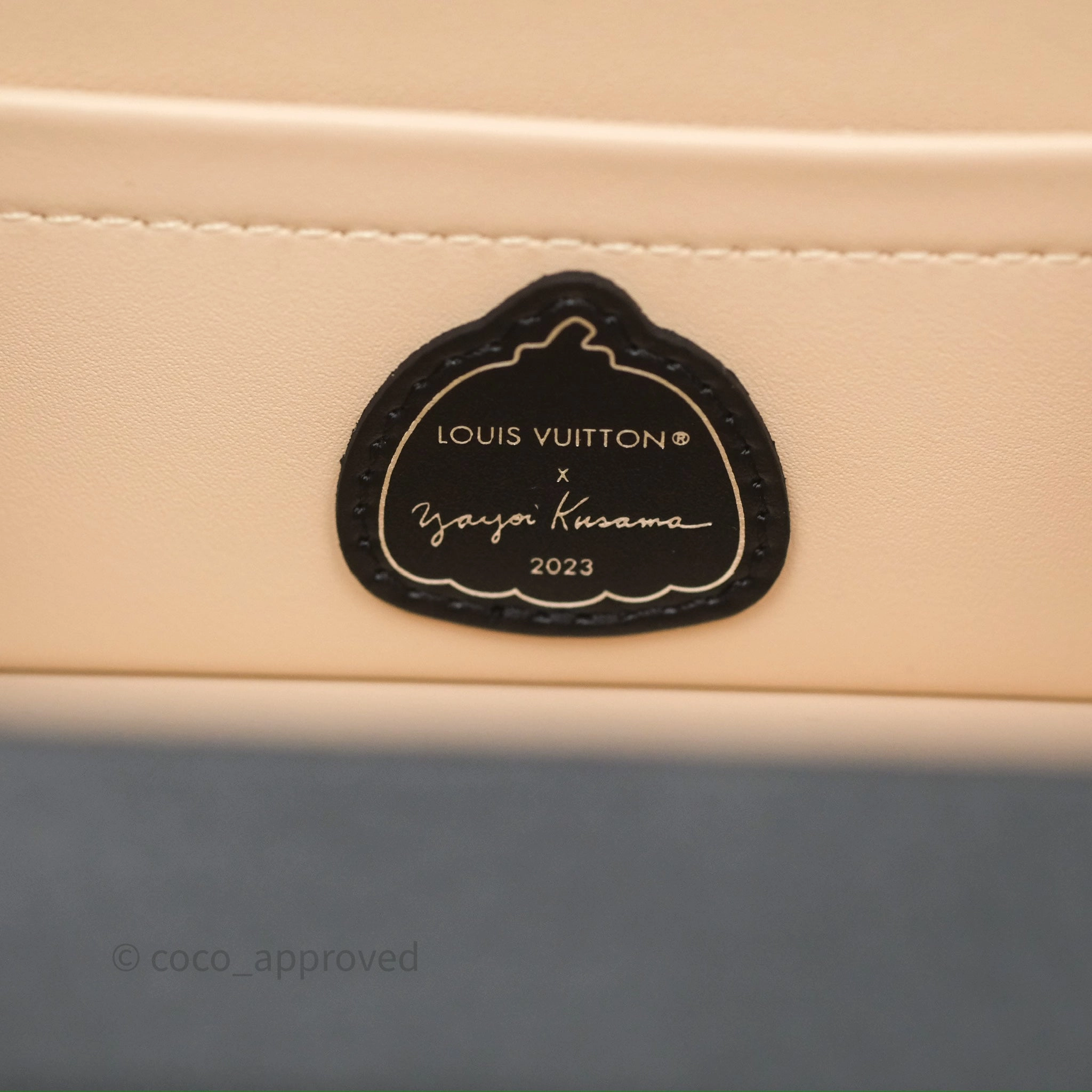 Louis Vuitton x Yayoi Kusama Petite Malle In Black Silver Hardware