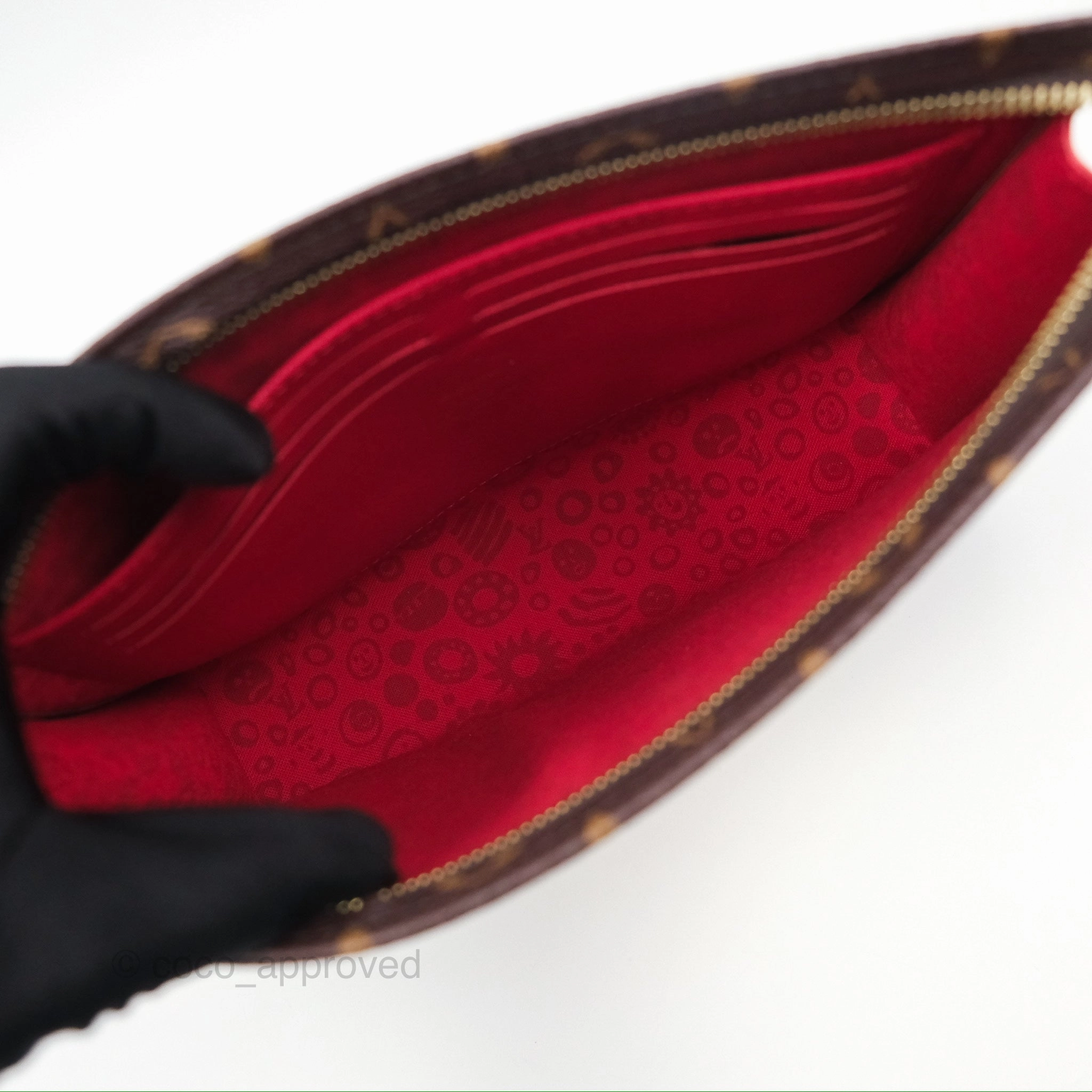 Louis Vuitton x Yayoi Kusama Toiletry Pouch on Chain Monogram Embroidered