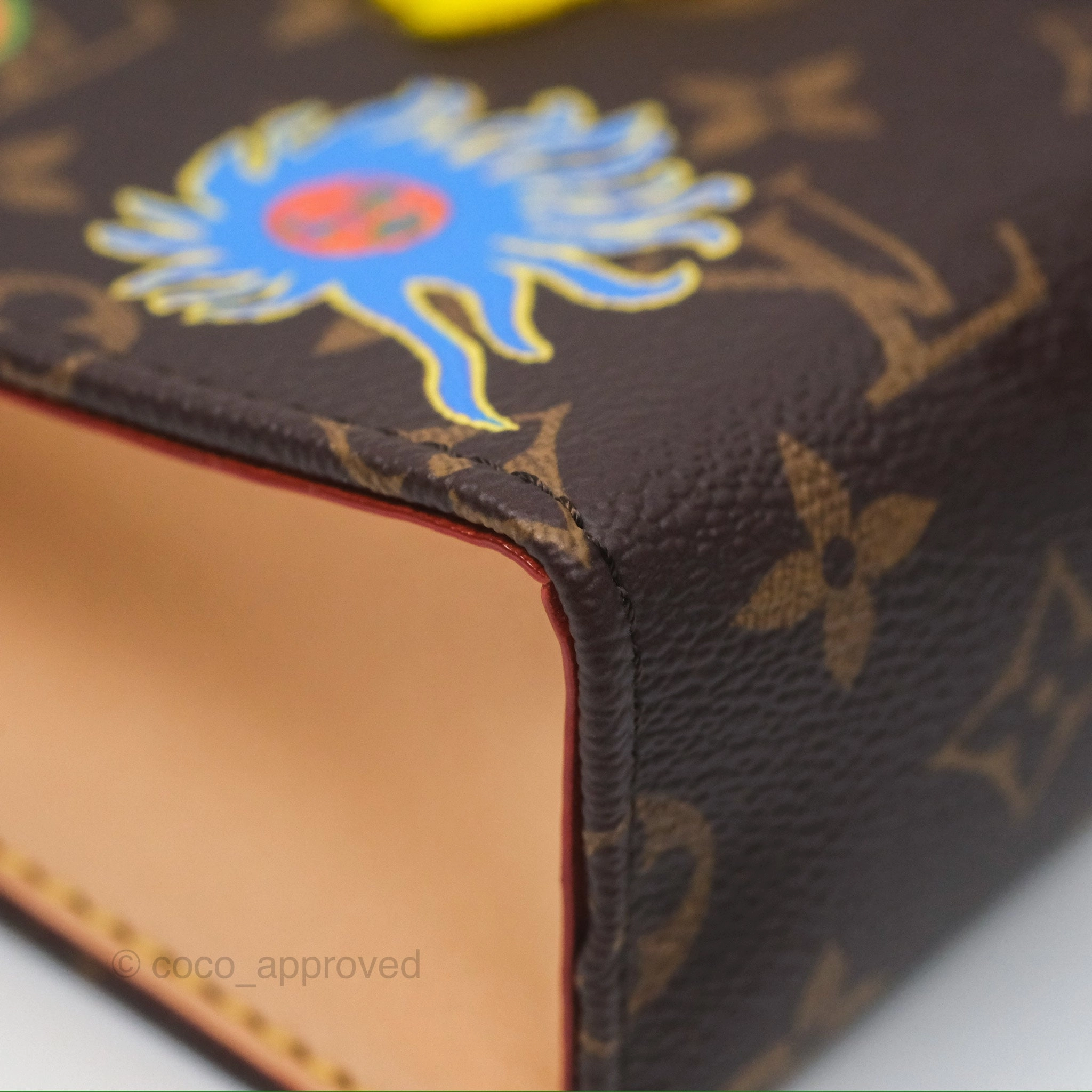 Louis Vuitton x Yayoi Kusama Toiletry Pouch on Chain Monogram Embroidered