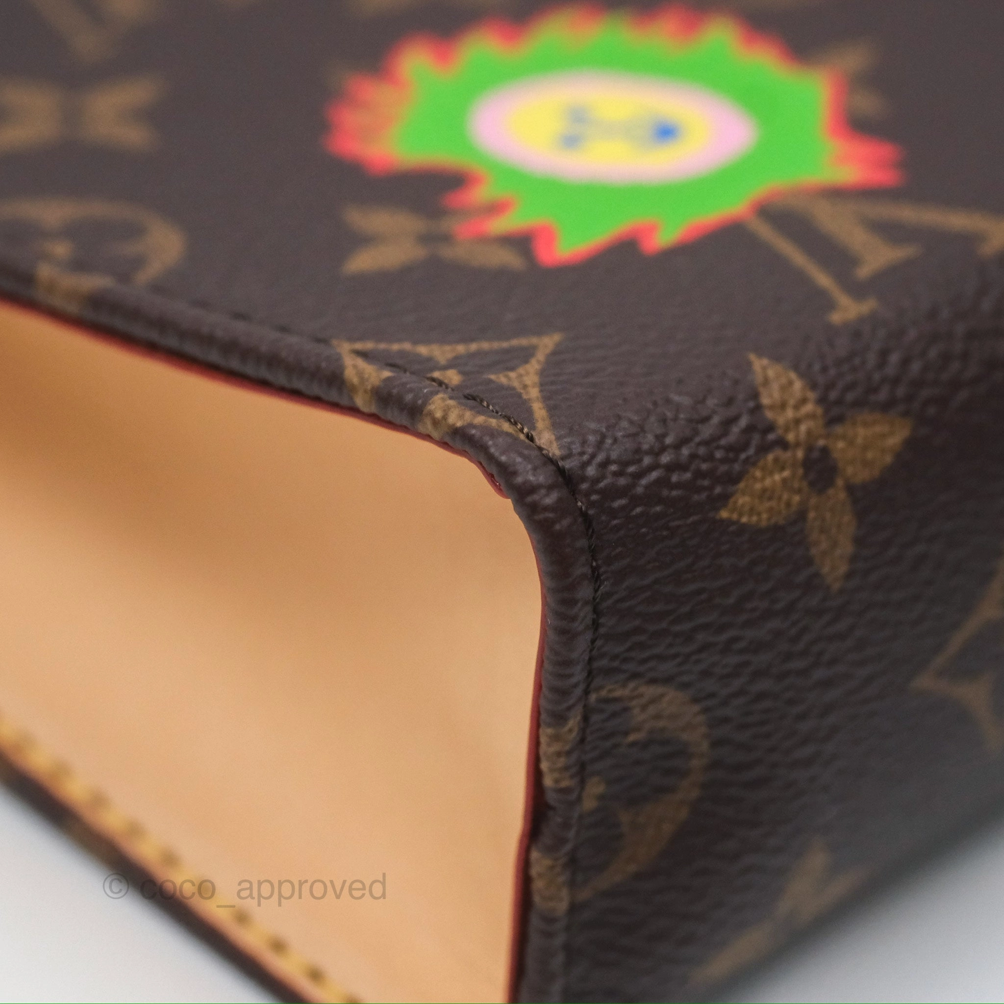 Louis Vuitton x Yayoi Kusama Toiletry Pouch on Chain Monogram Embroidered