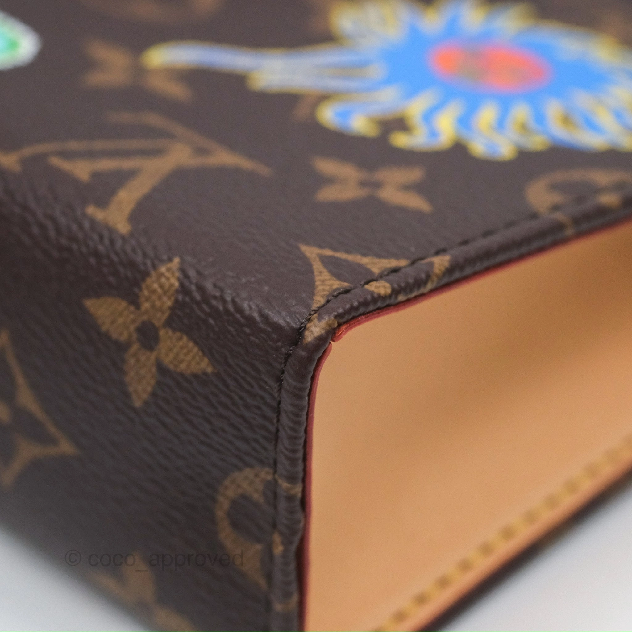 Louis Vuitton x Yayoi Kusama Toiletry Pouch on Chain Monogram Embroidered