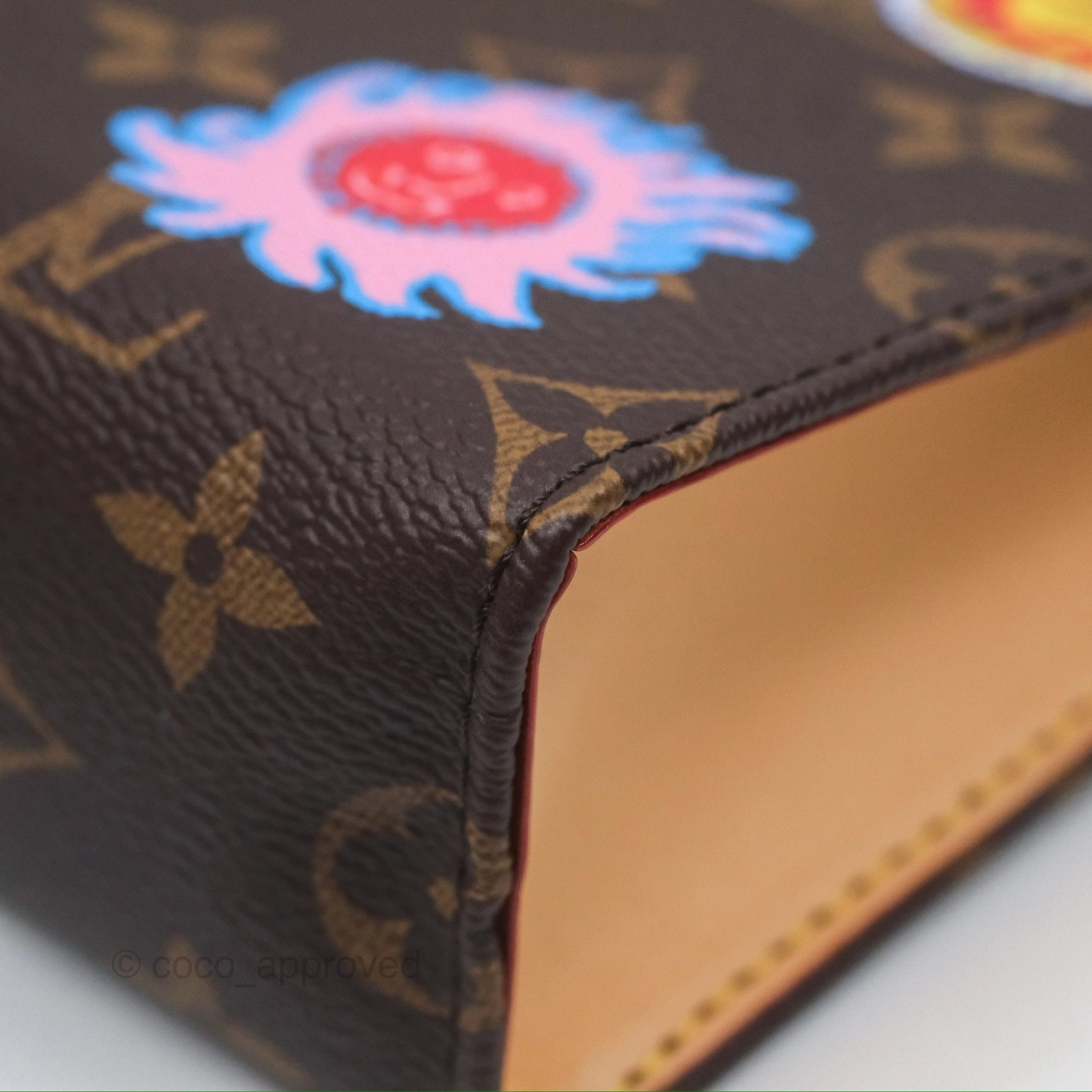 Louis Vuitton x Yayoi Kusama Toiletry Pouch on Chain Monogram Embroidered