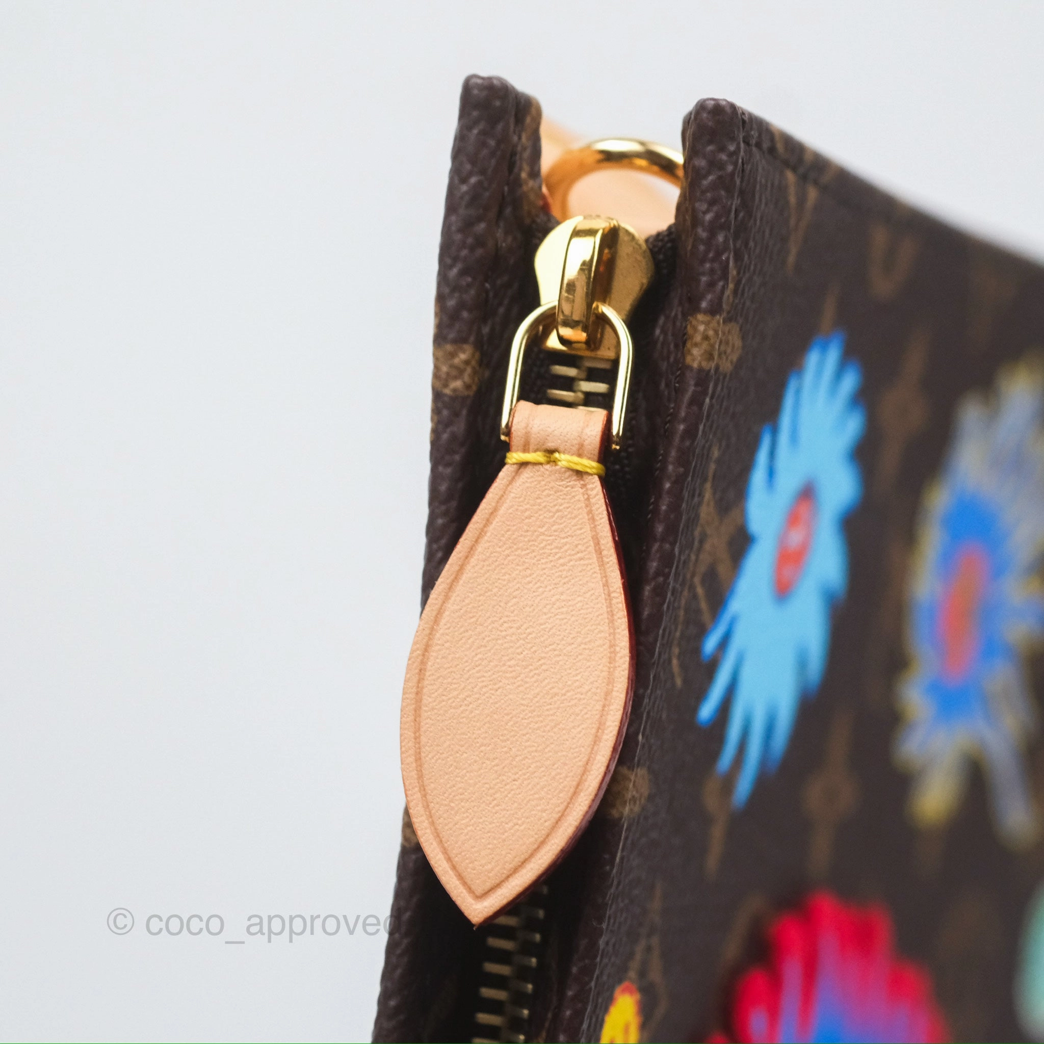 Louis Vuitton x Yayoi Kusama Toiletry Pouch on Chain Monogram Embroidered