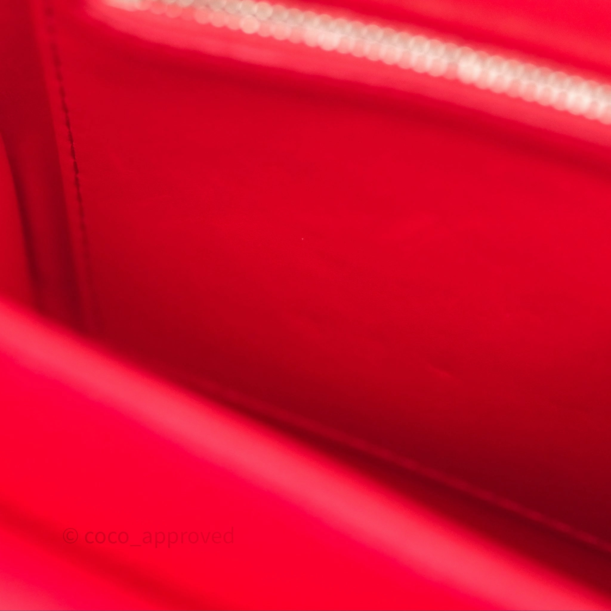 Louis Vuitton x Yayoi Kusama Twist MM Red/ White Epi Silver Hardware